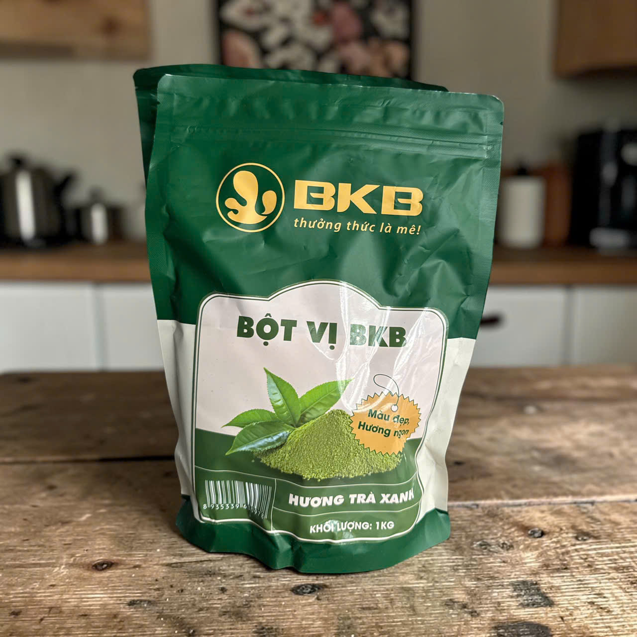 Bột Pha Trà Sữa BKB Gói 1kg Vị Matcha, Khoai Môn, Socola
