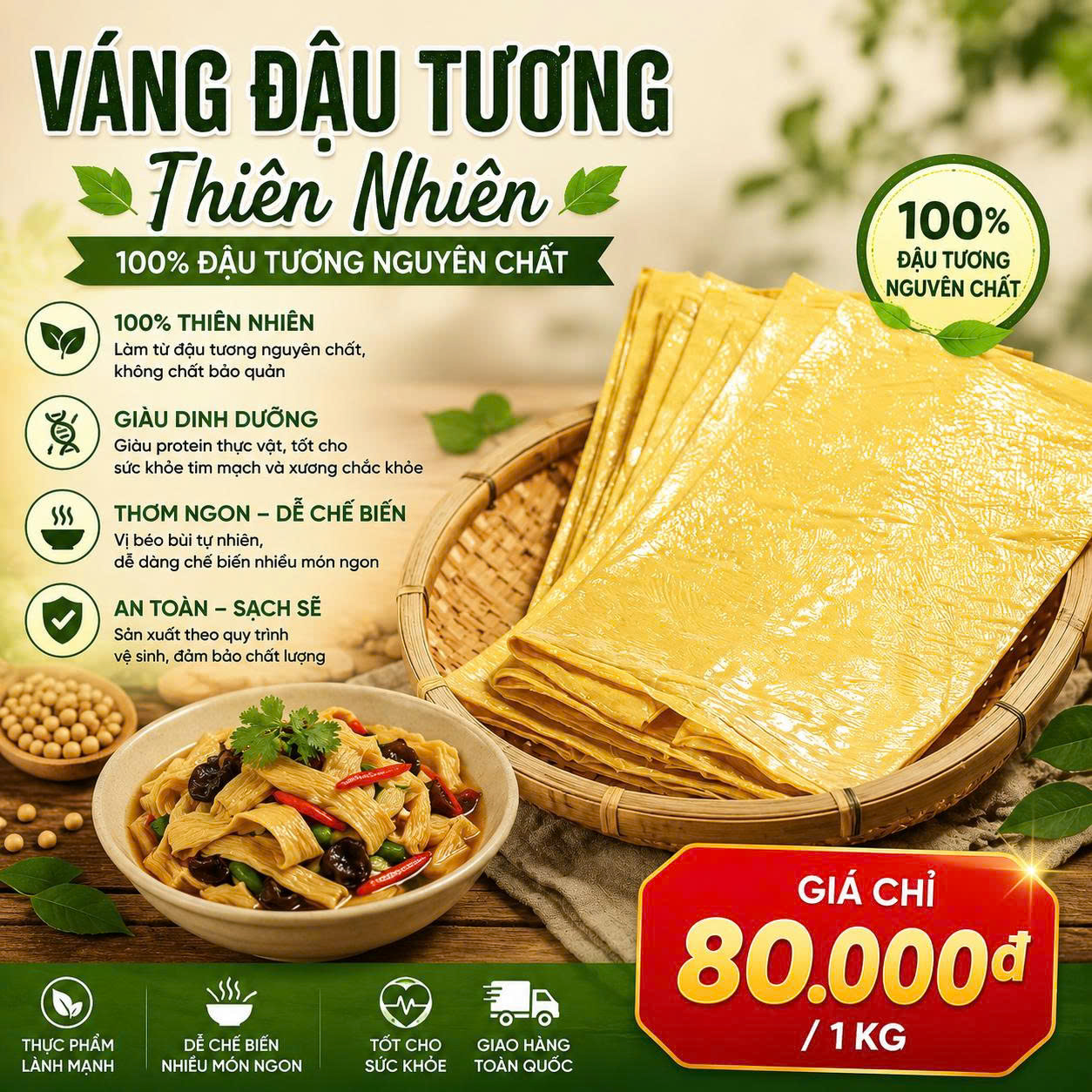 Váng đậu tương - Thiên nhiên
