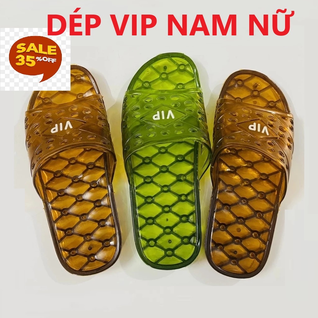 Dép nhựa lỗ vip dành cho nam và nữ