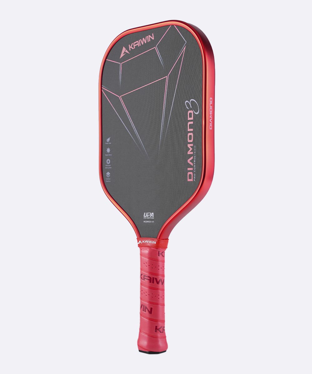Vợt Pickleball Kaiwin Diamond Gen 3 - Màu Đỏ