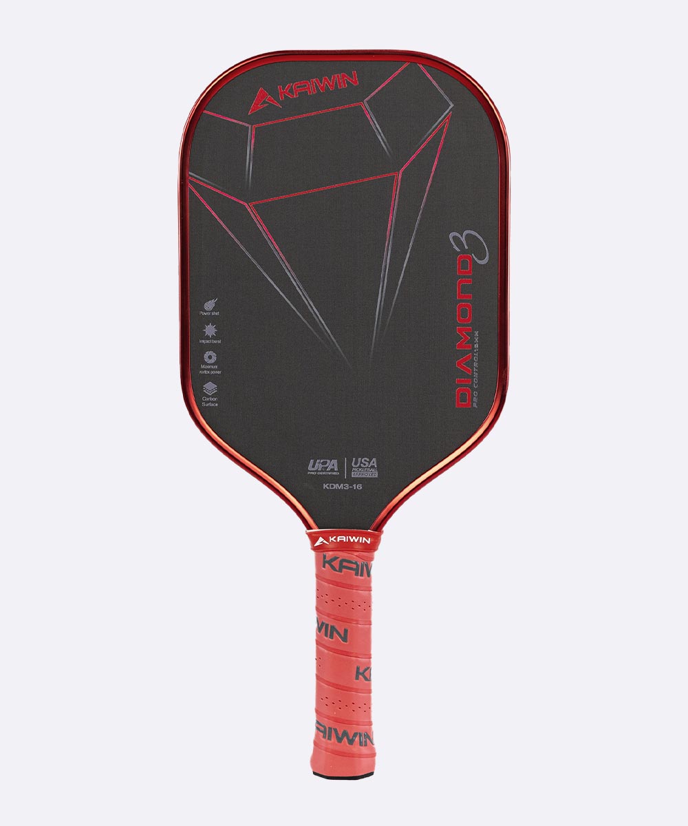 Vợt Pickleball Kaiwin Diamond Gen 3 - Màu Đỏ