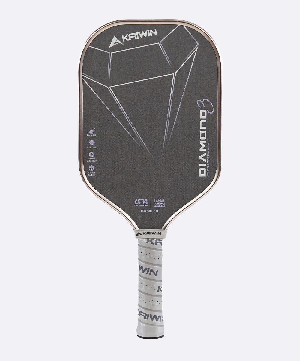 Vợt Pickleball Kaiwin Diamond Gen 3 - Màu Xám