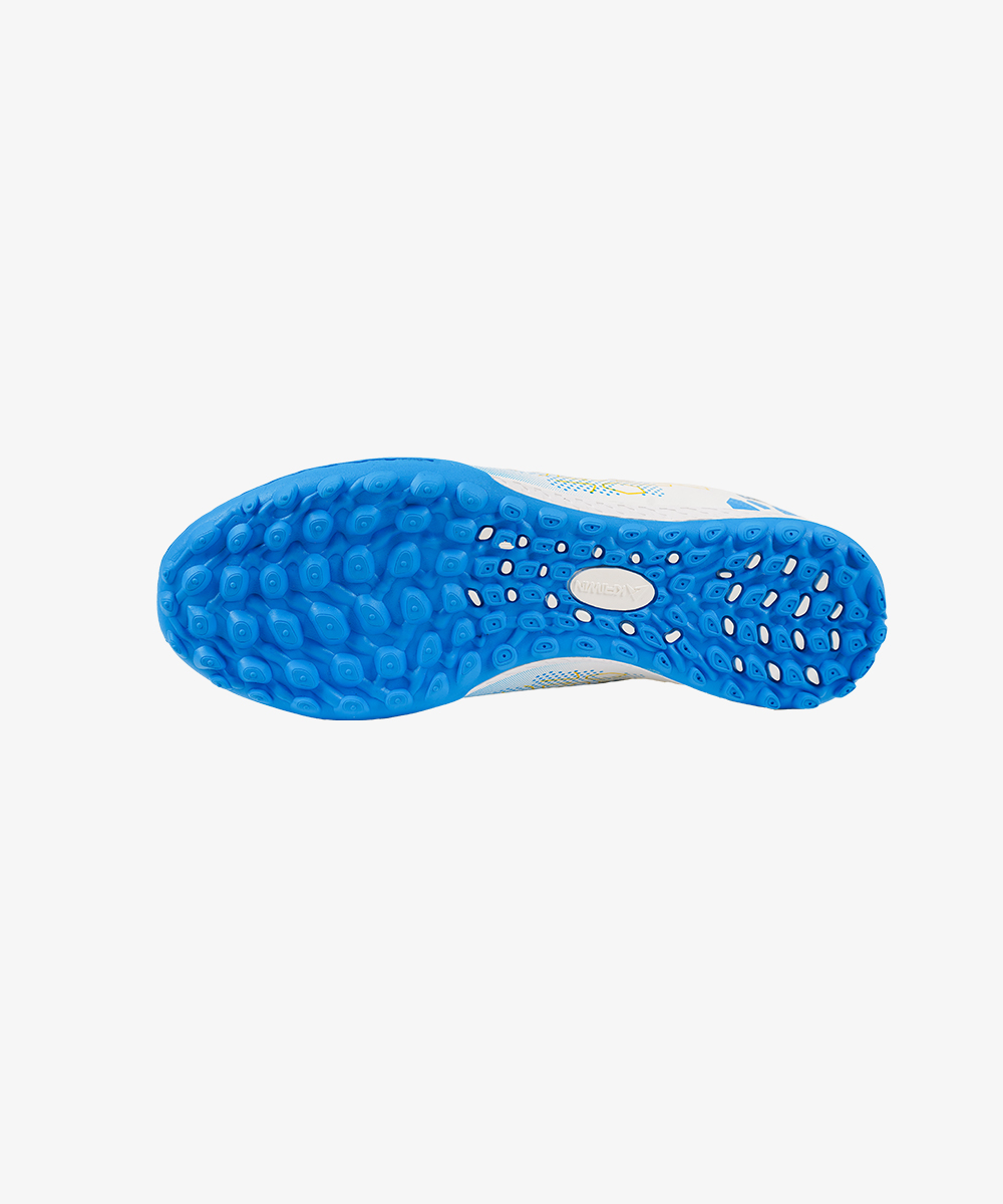 Giày Bóng Đá Kaiwin Warrior TF - Màu Trắng Xanh