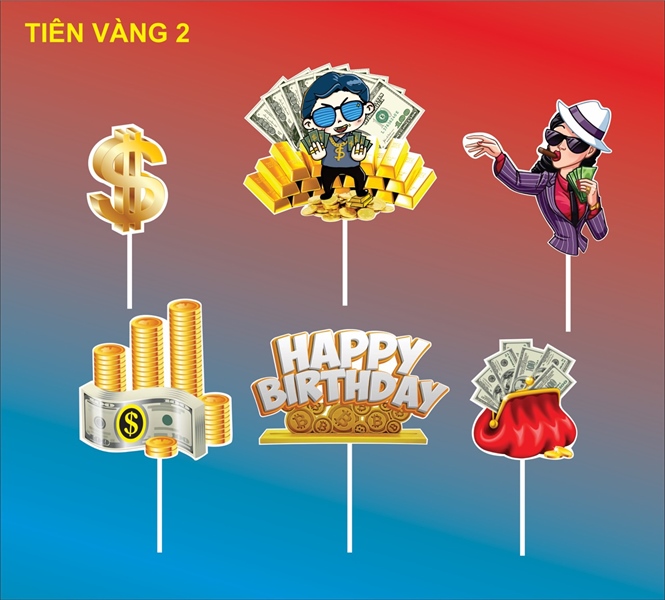 SET GIẤY TIỀN VÀNG 2