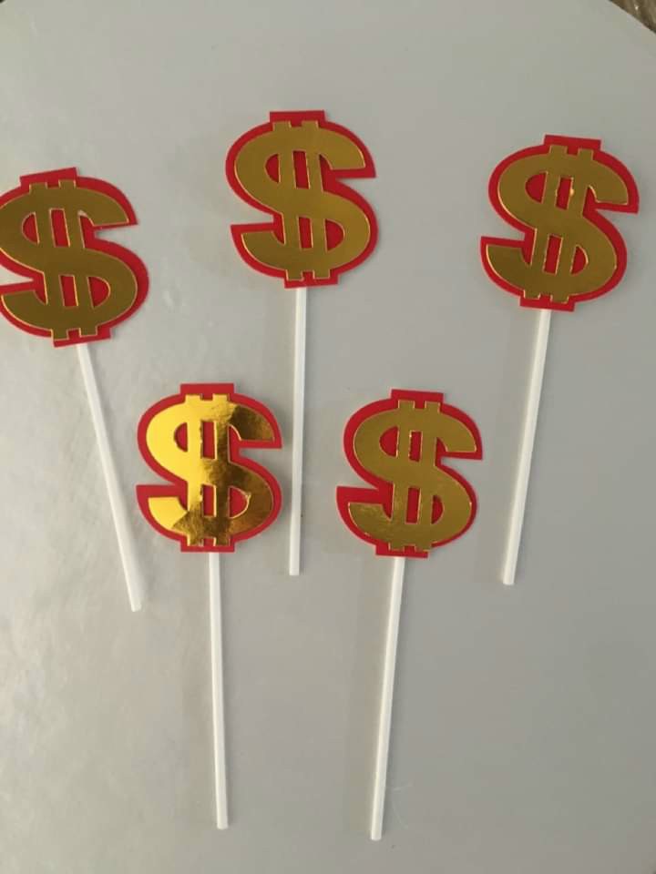 SET CẮM GIẤY CHỮ S ĐỎ