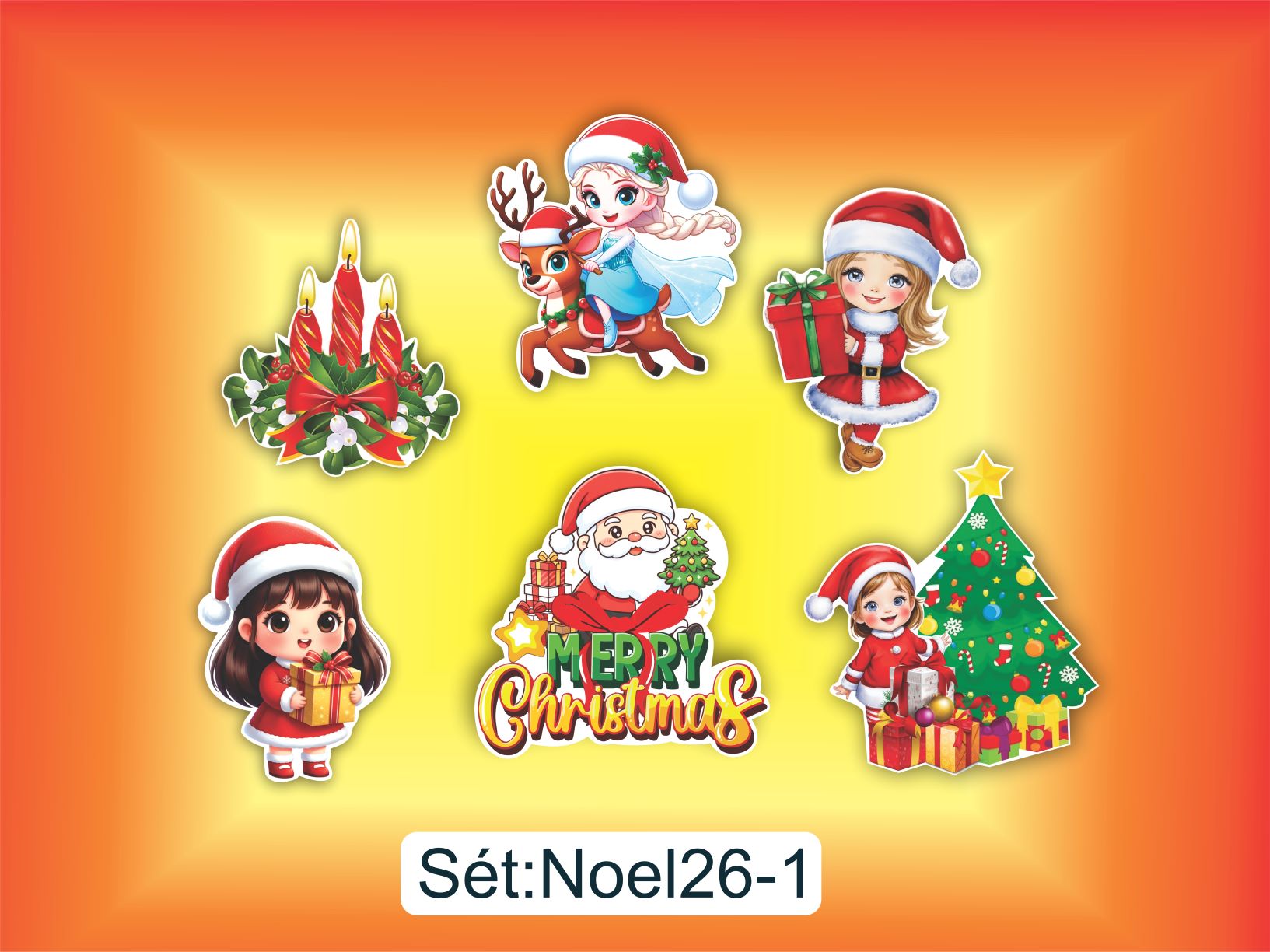 SET GIẤY NOEL 261