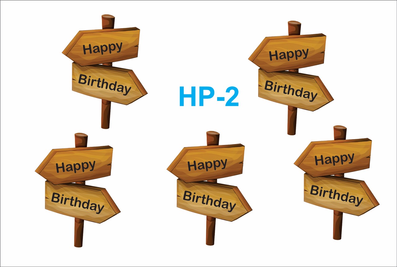 THẺ CHỮ HAPPY BIRTHDAY 2