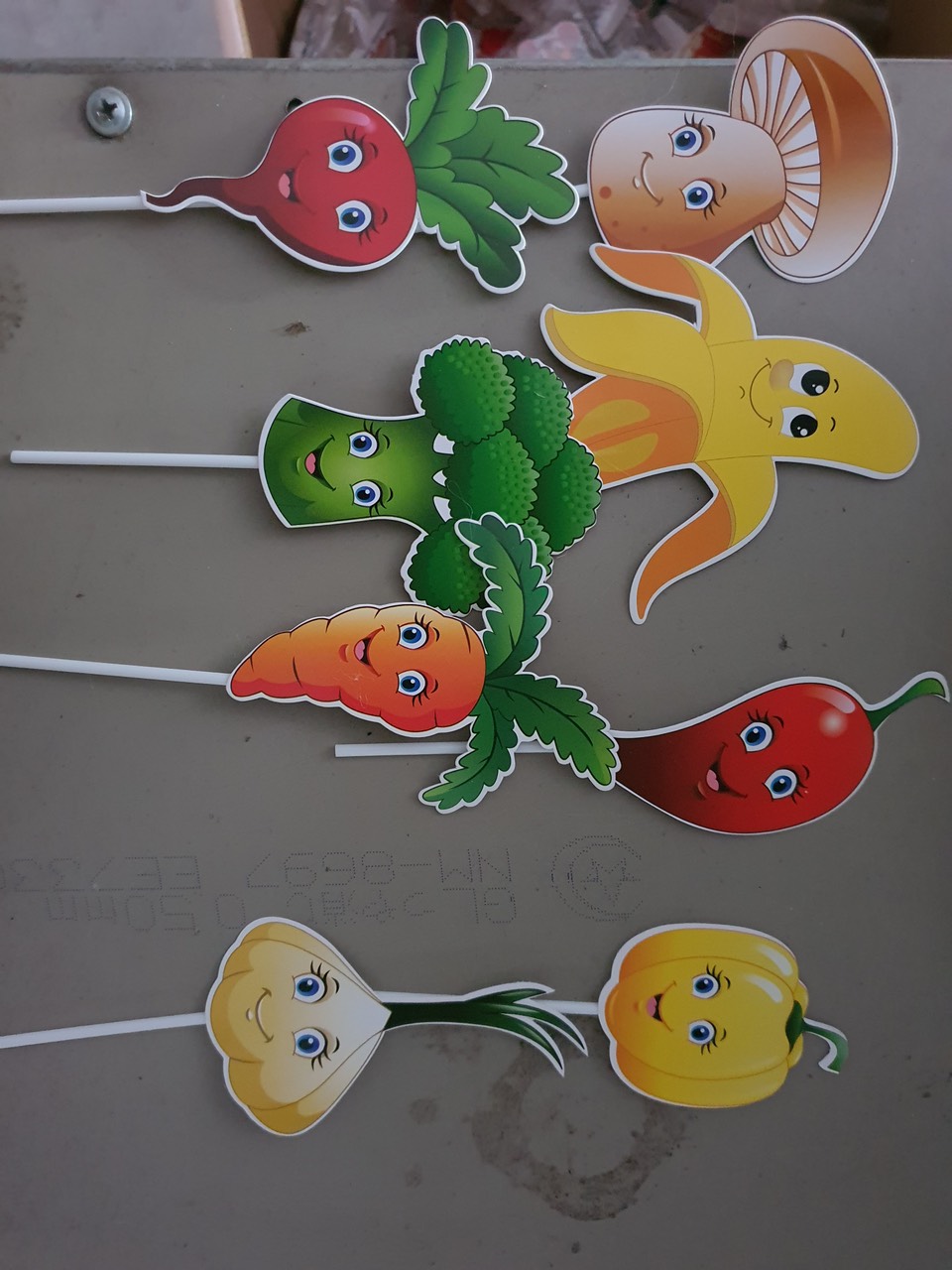 SET CẮM GIẤY RAU CỦ QUẢ