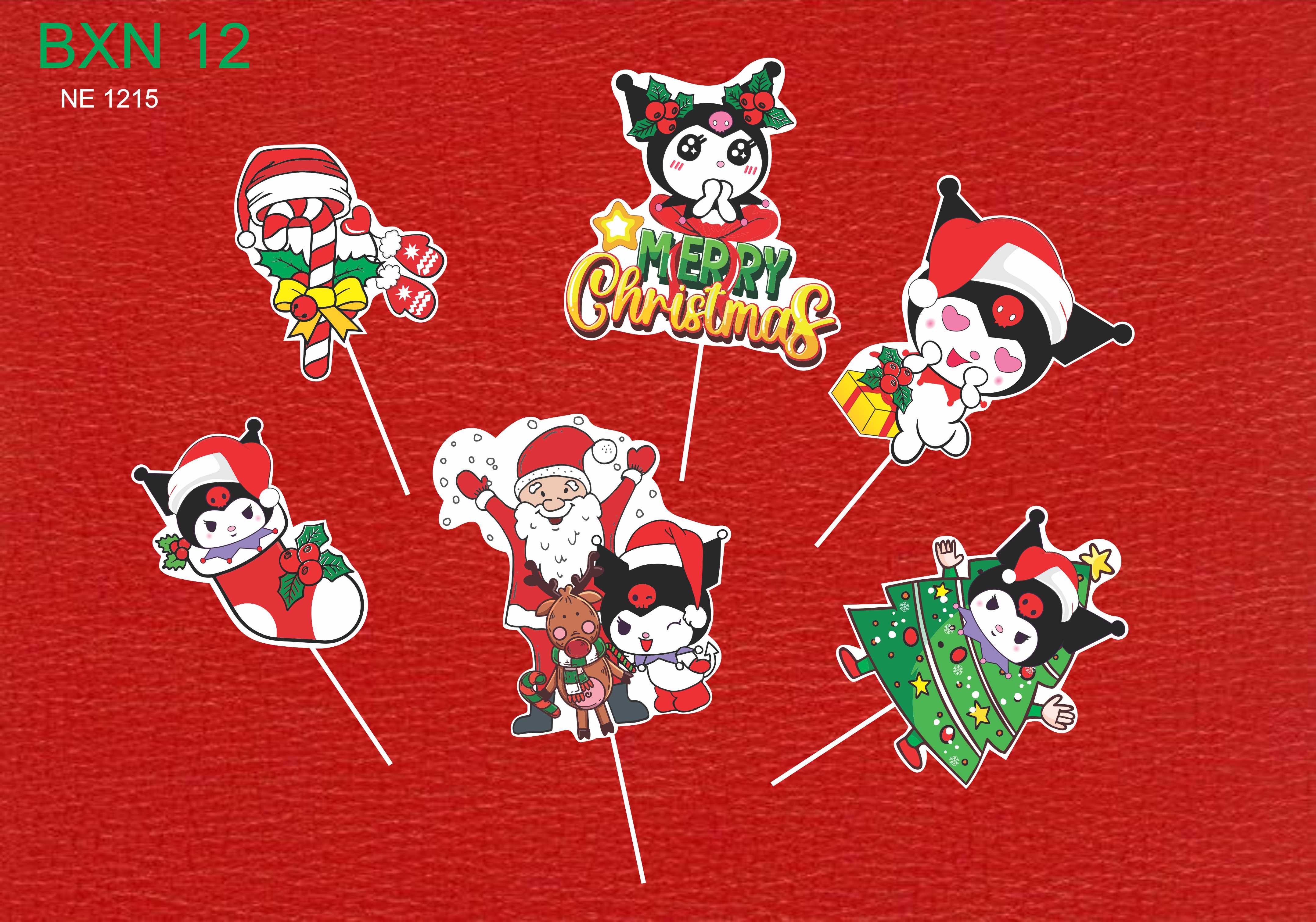 SET GIẤY NOEL 12
