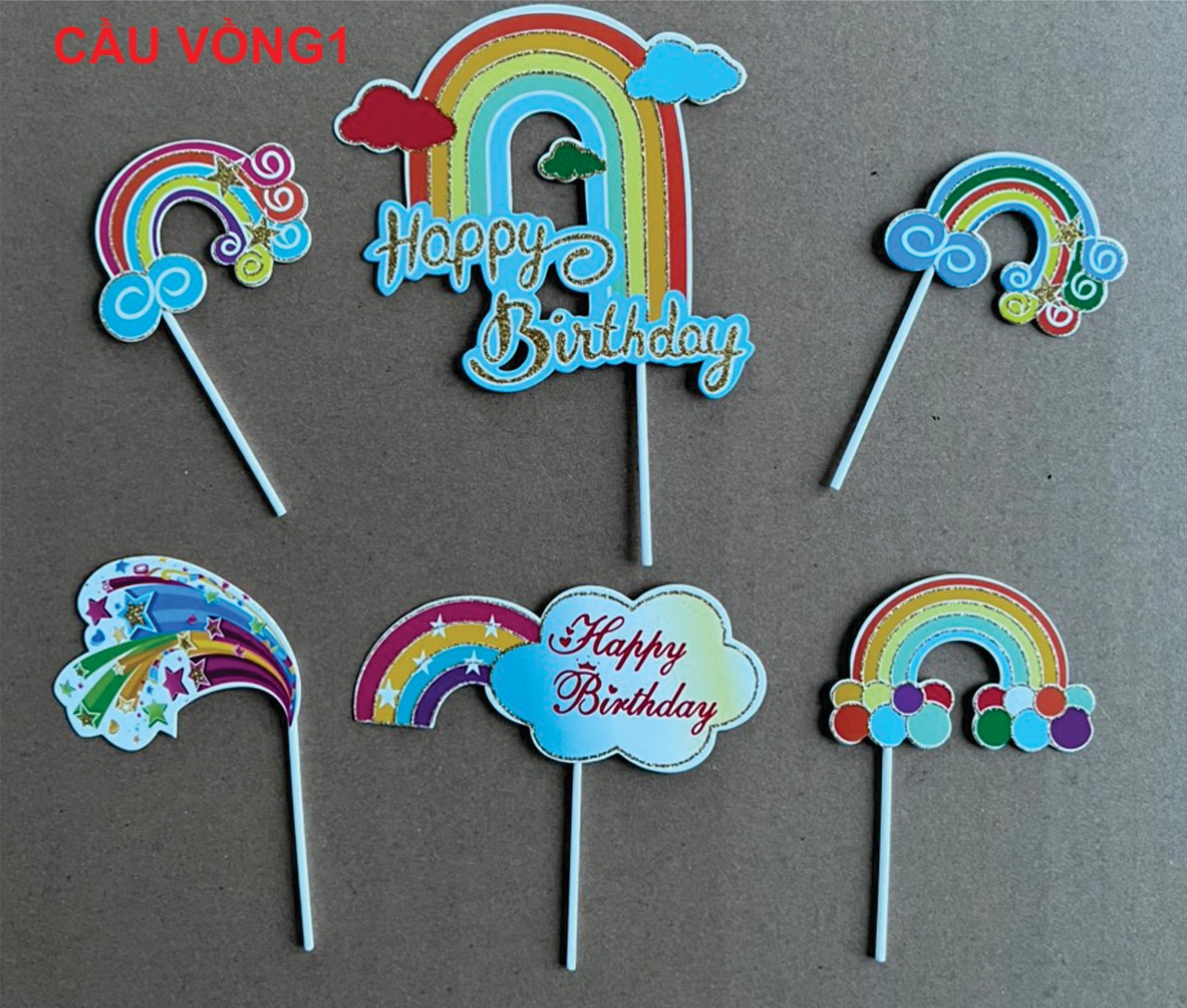 SET CẮM GIẤY CẦU VỒNG 01