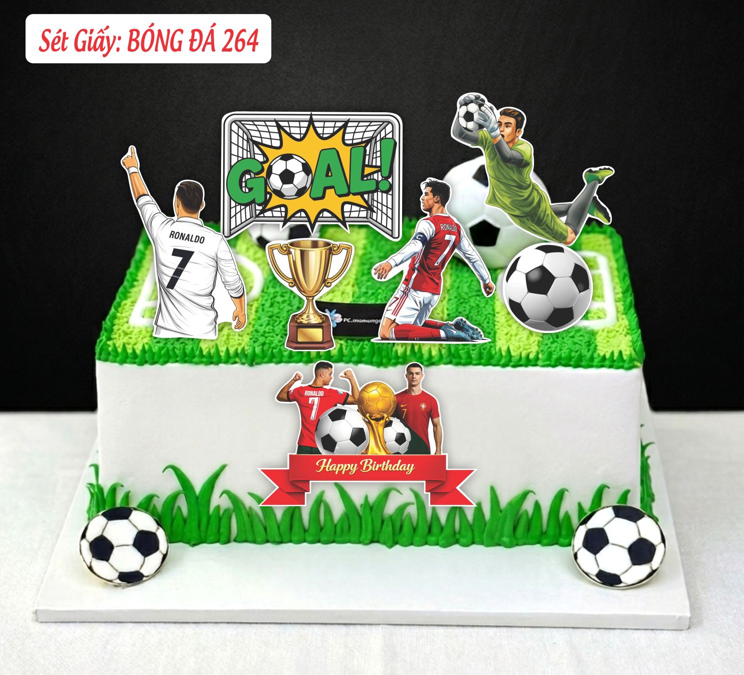 SET CẮM GIẤY BÓNG ĐÁ 264