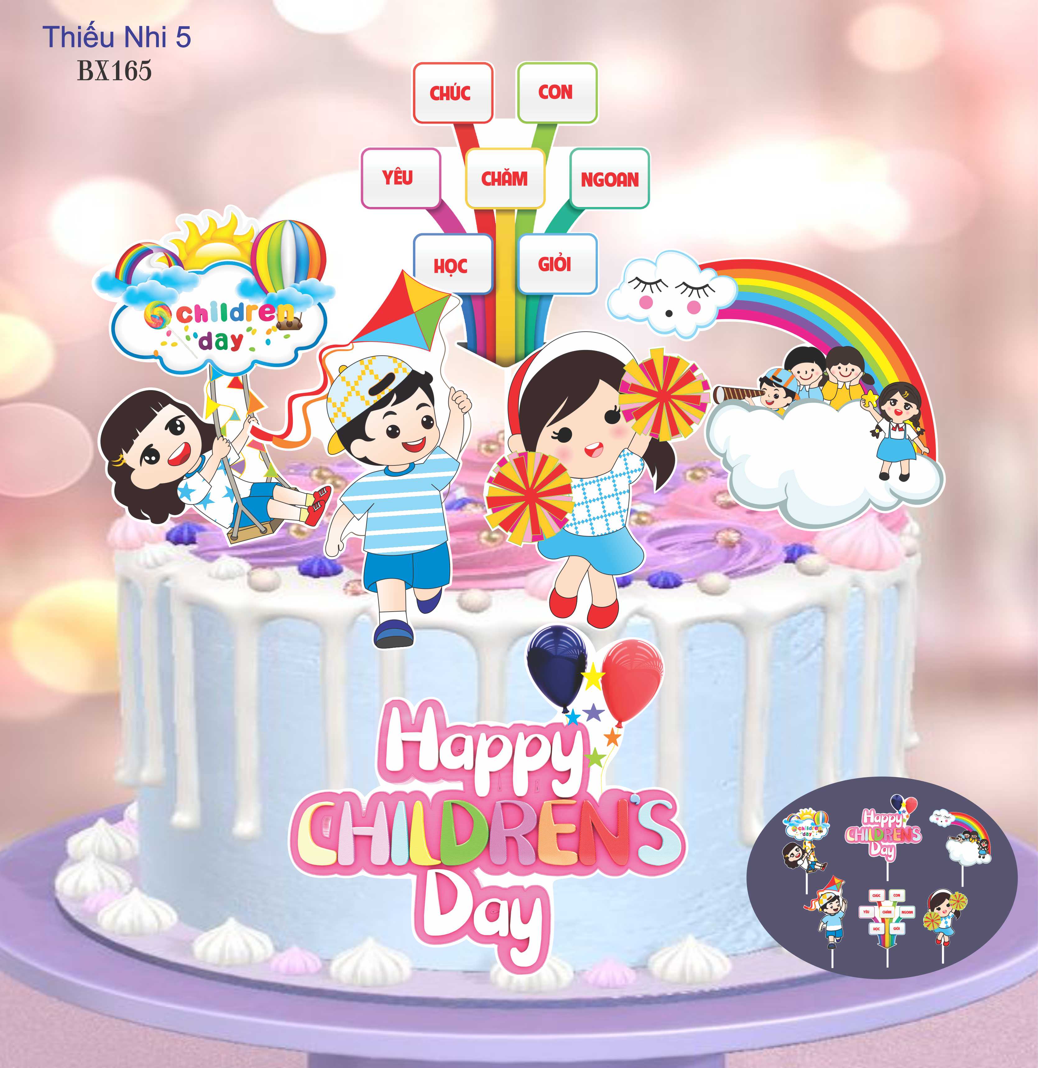 SET CẮM GIẤY THIẾU NHI 5