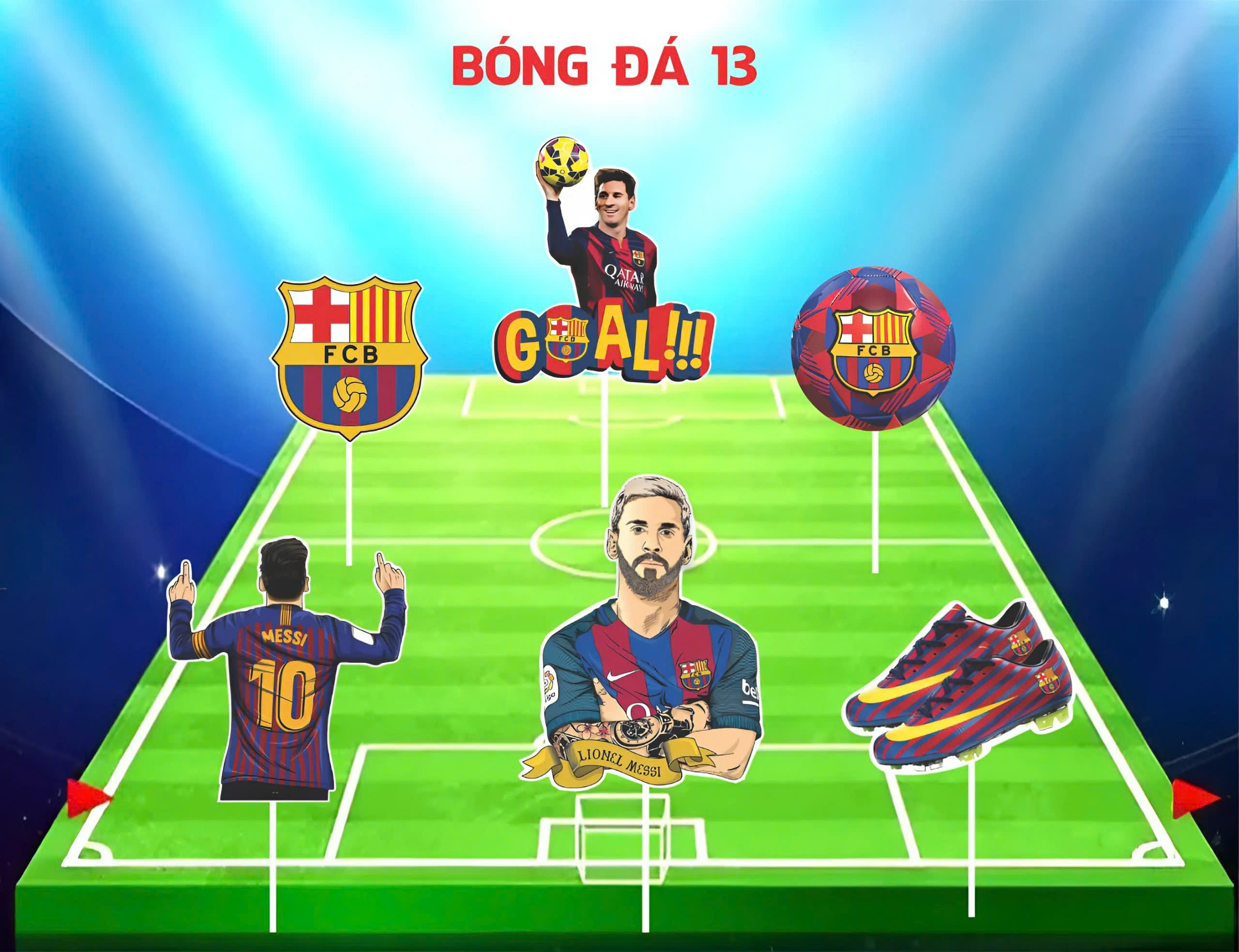 SET CẮM GIẤY BÓNG ĐÁ 13