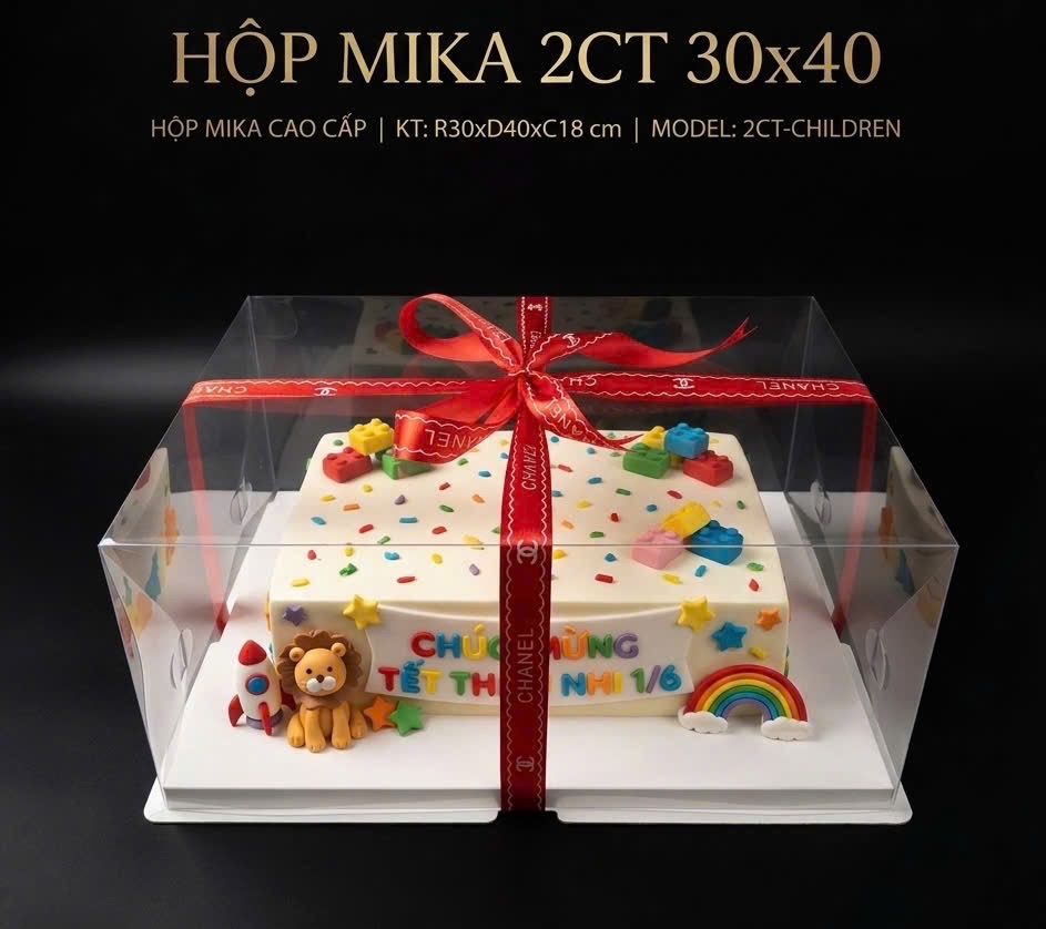 Hộp Mica 2 CT Size 30x40cm