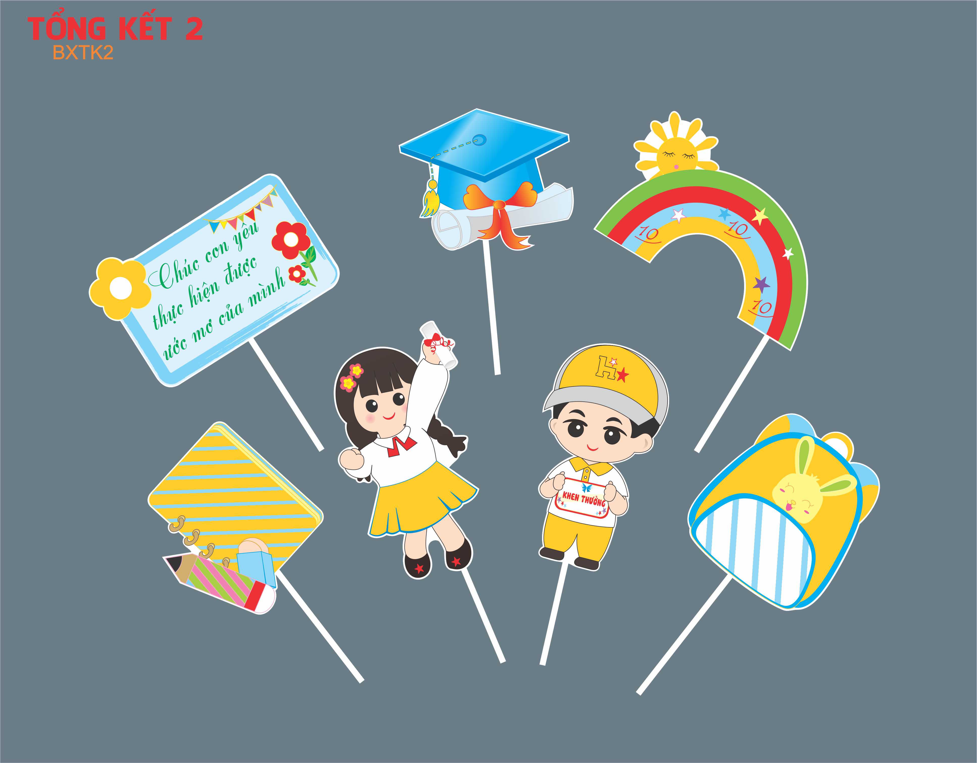 SET GIẤY TỔNG KẾT 242