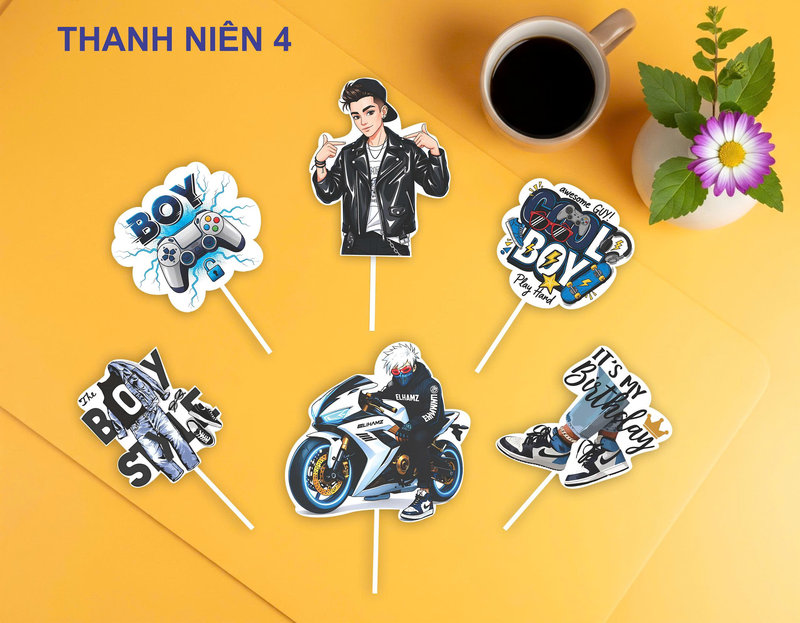 SET CẮM GIẤY THANH NIÊN 4