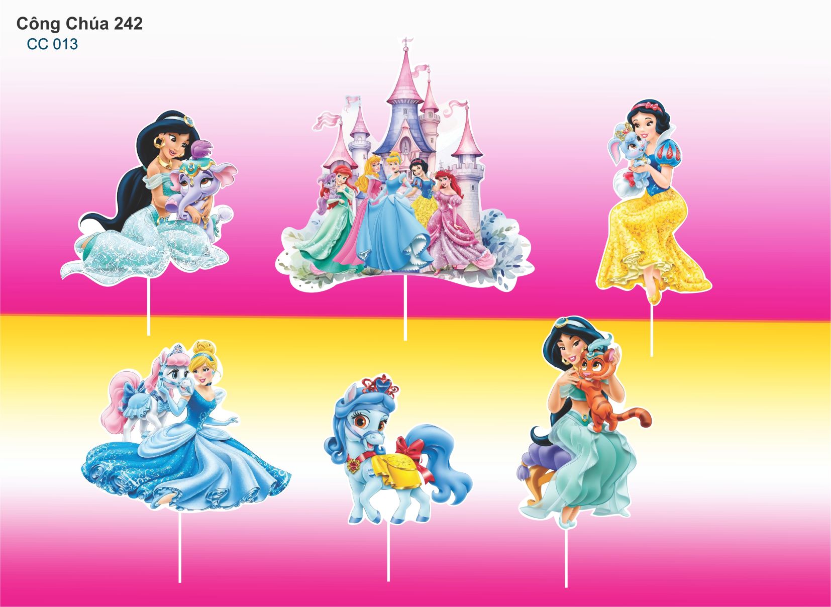 SET CẮM GIẤY CÔNG CHÚA 242