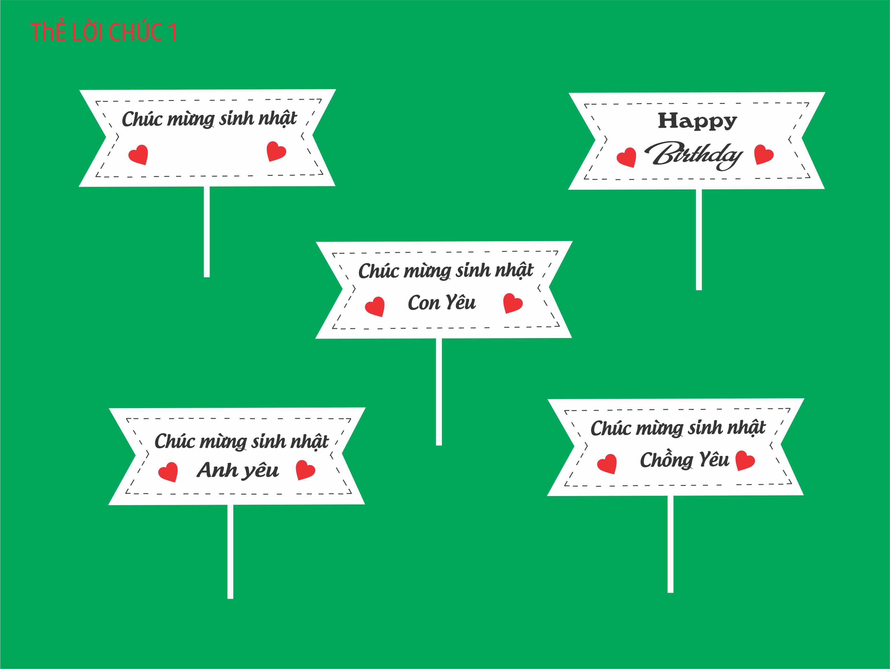 THẺ LỜI CHÚC 1
