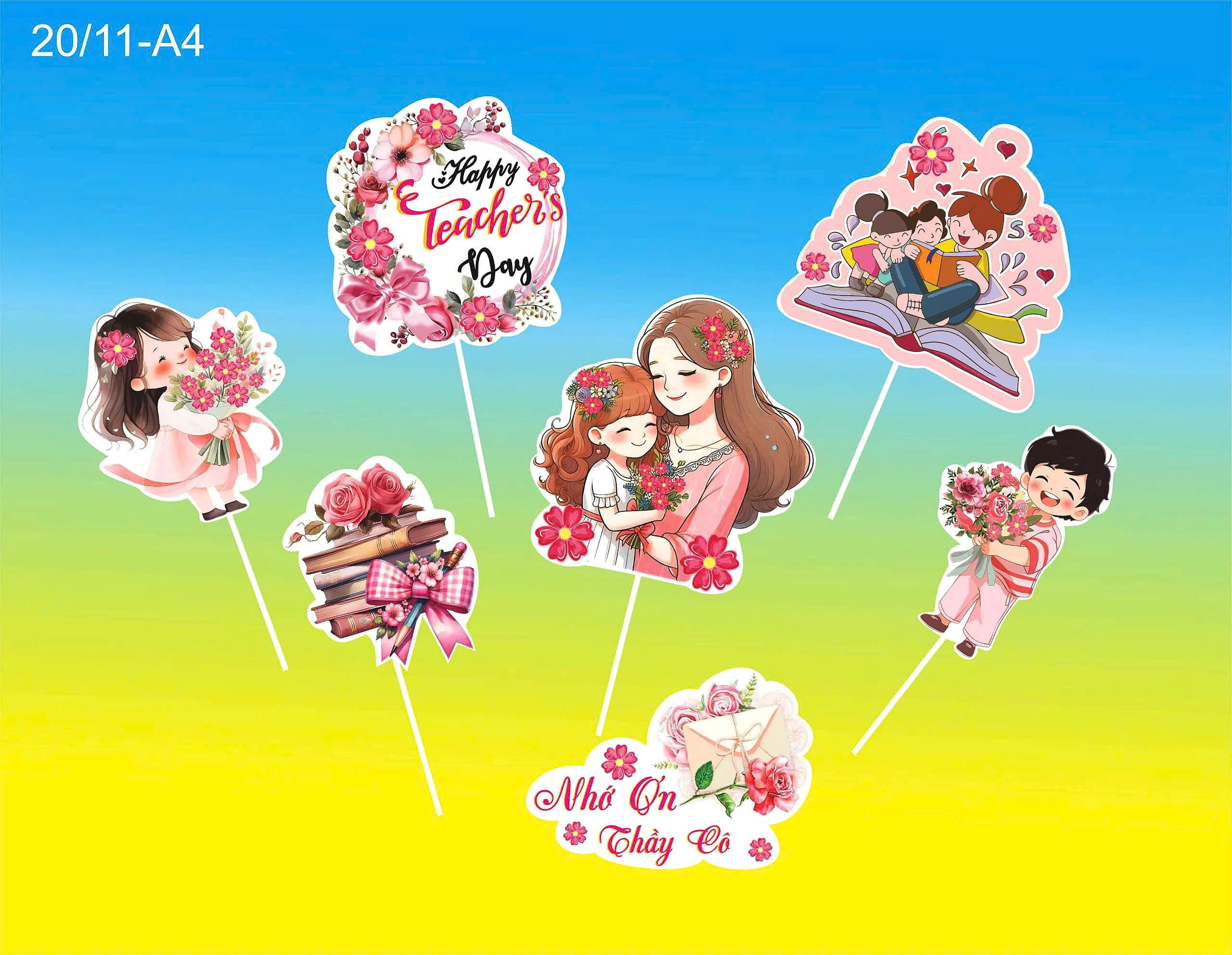 SET CẮM GIẤY 20-11 A4