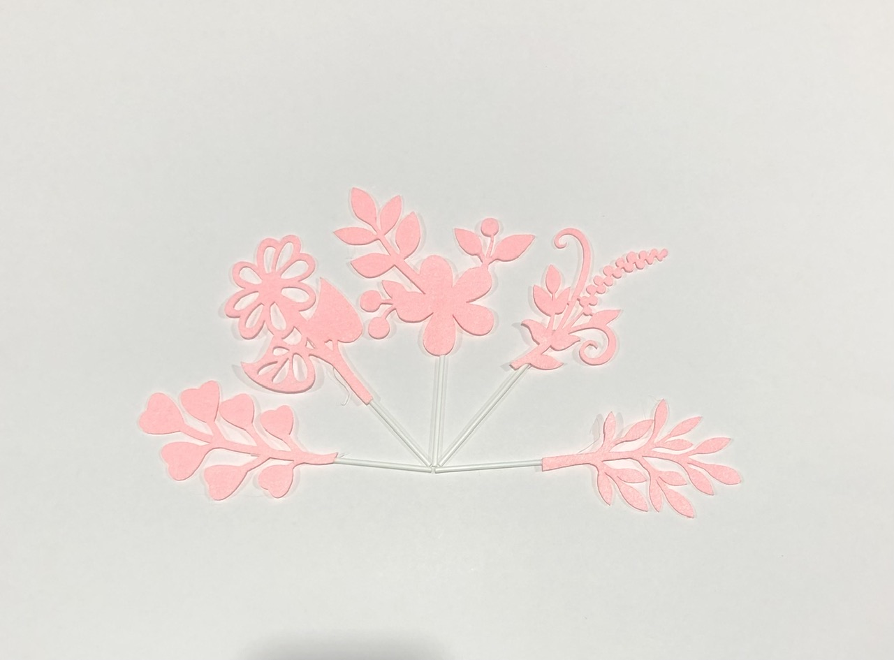 SET CẮM LÁ DẠ 2 HỒNG