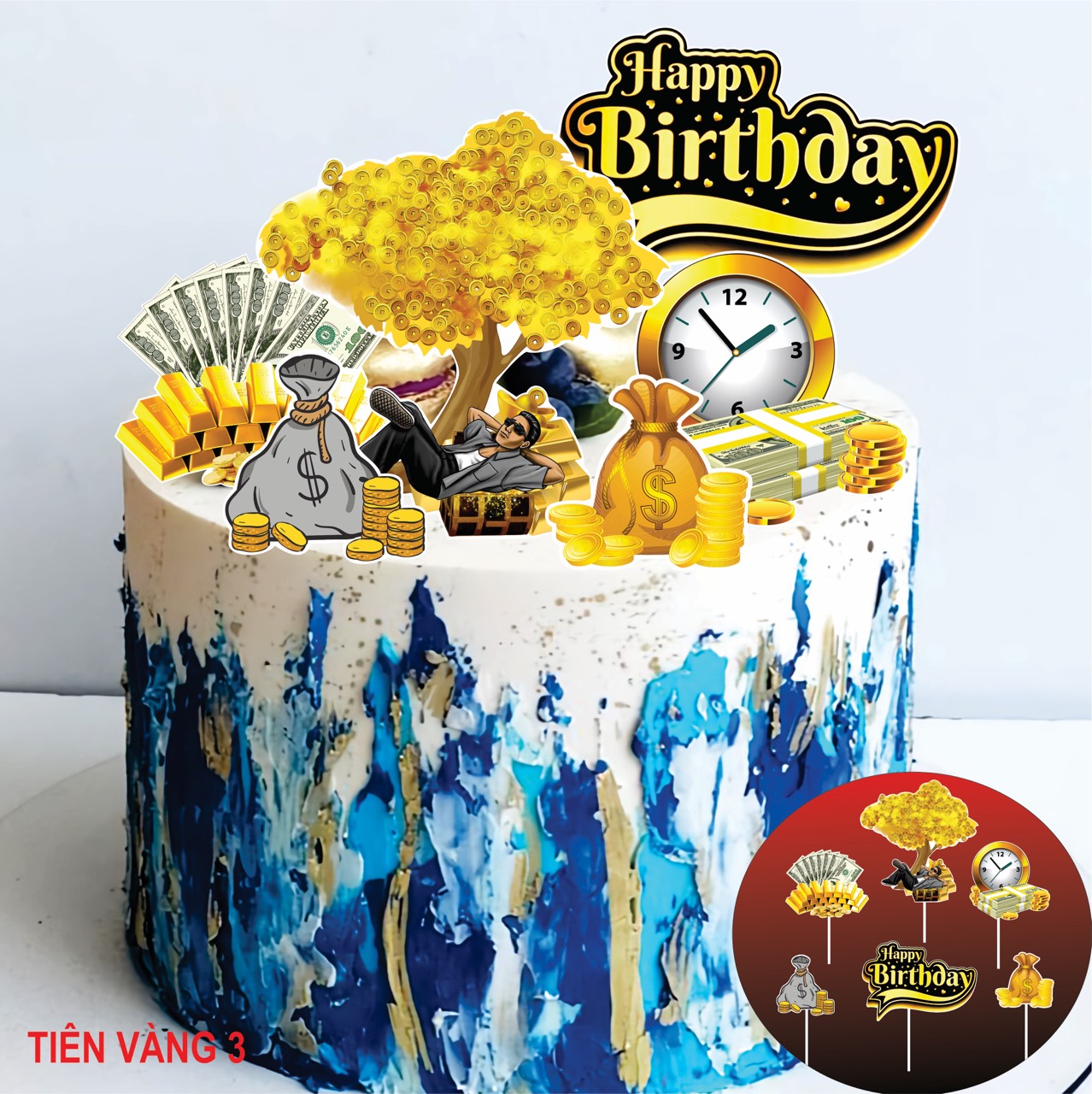 SET GIẤY TIỀN VÀNG 3