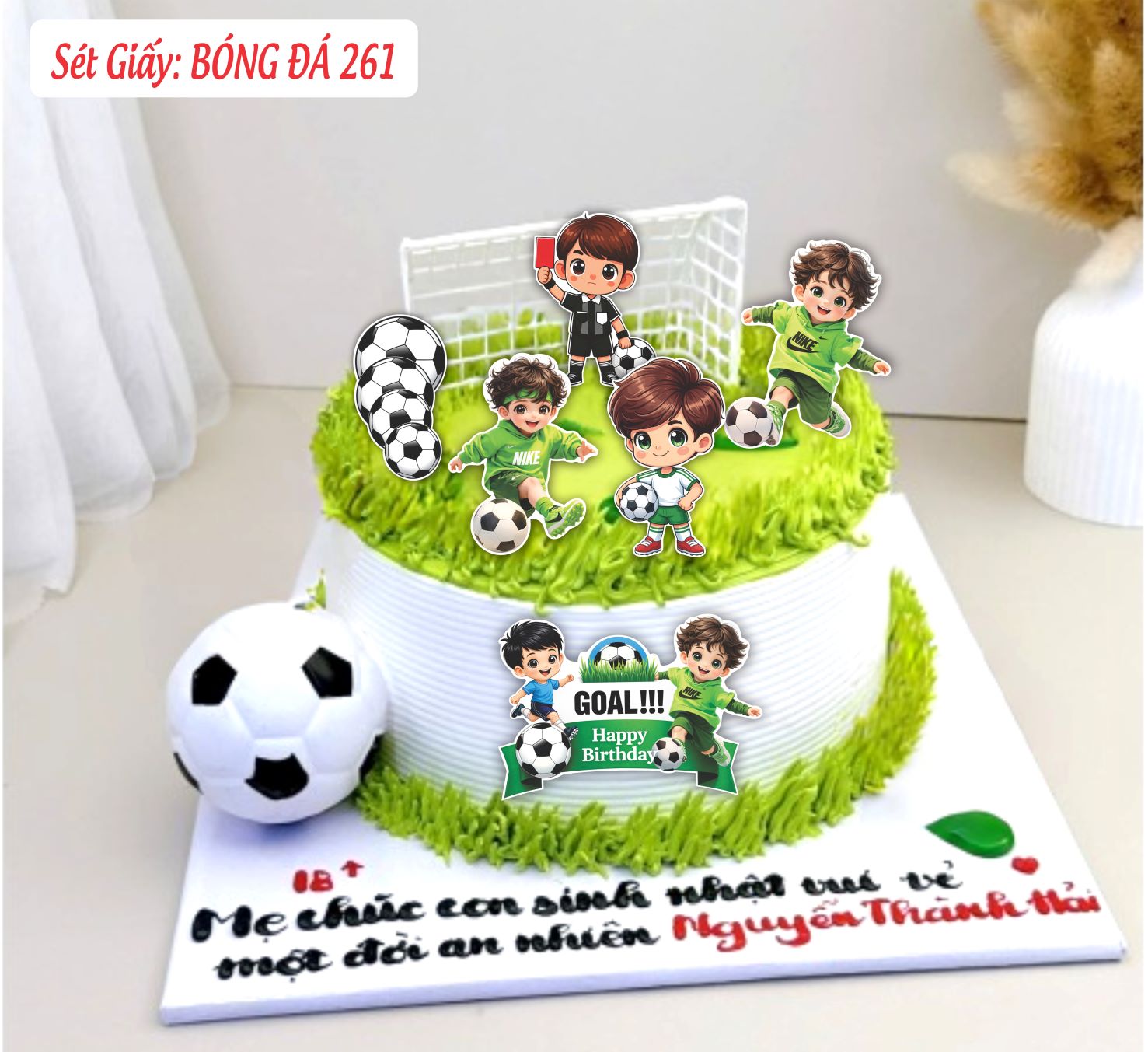 SET CẮM GIẤY BÓNG ĐÁ 261