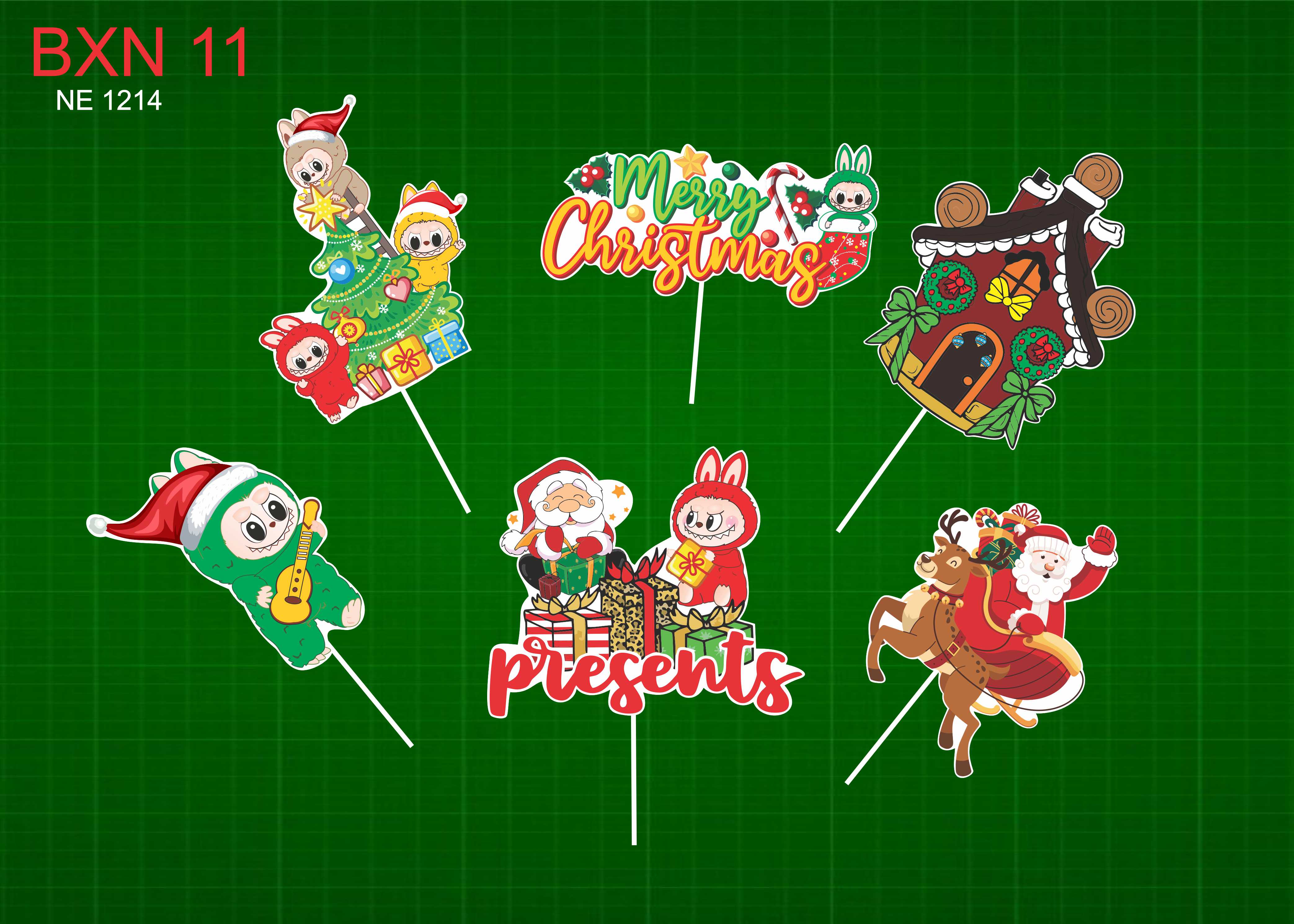 SET GIẤY NOEL 11