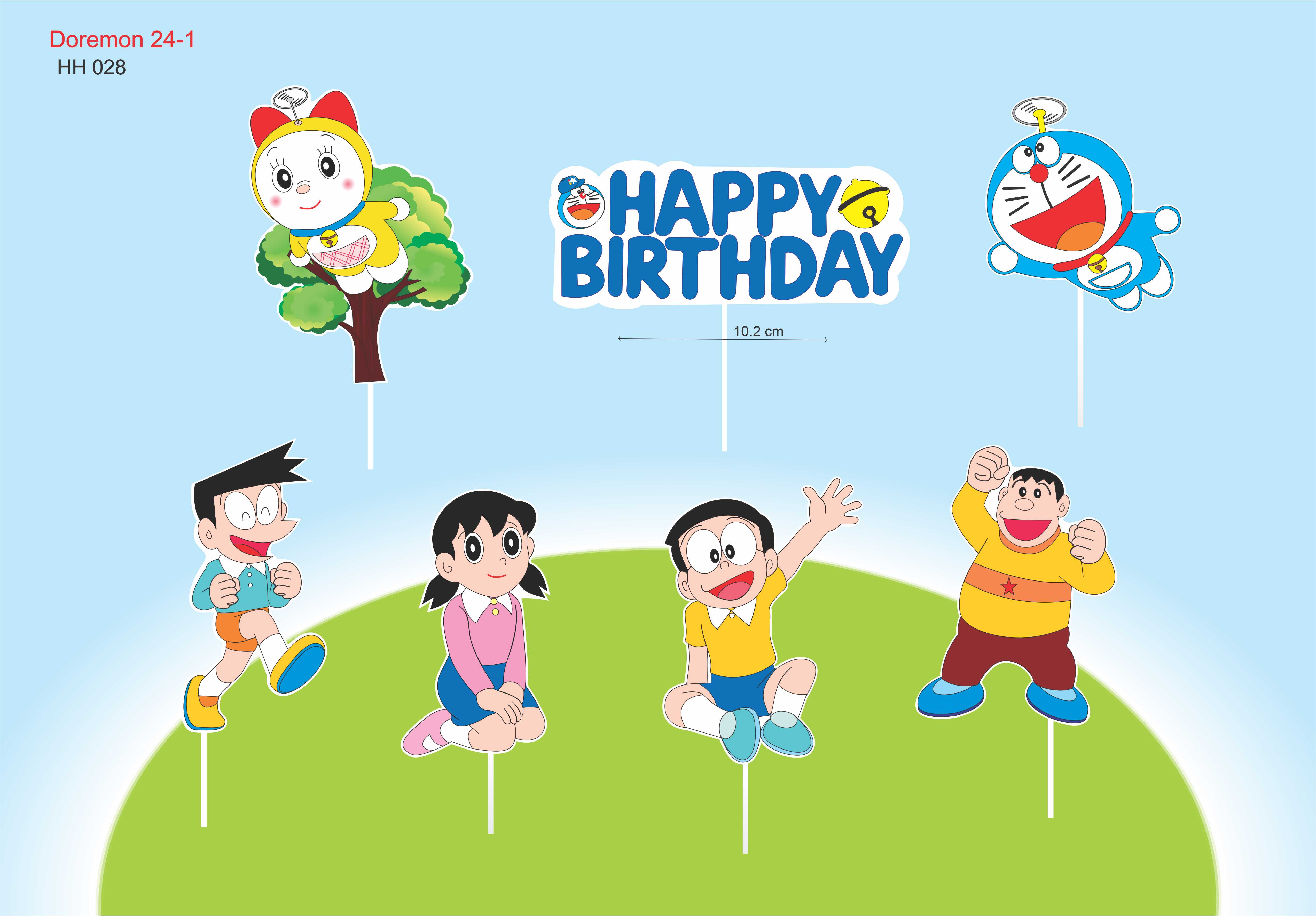 SET CẮM GIẤY DORAEMON 241