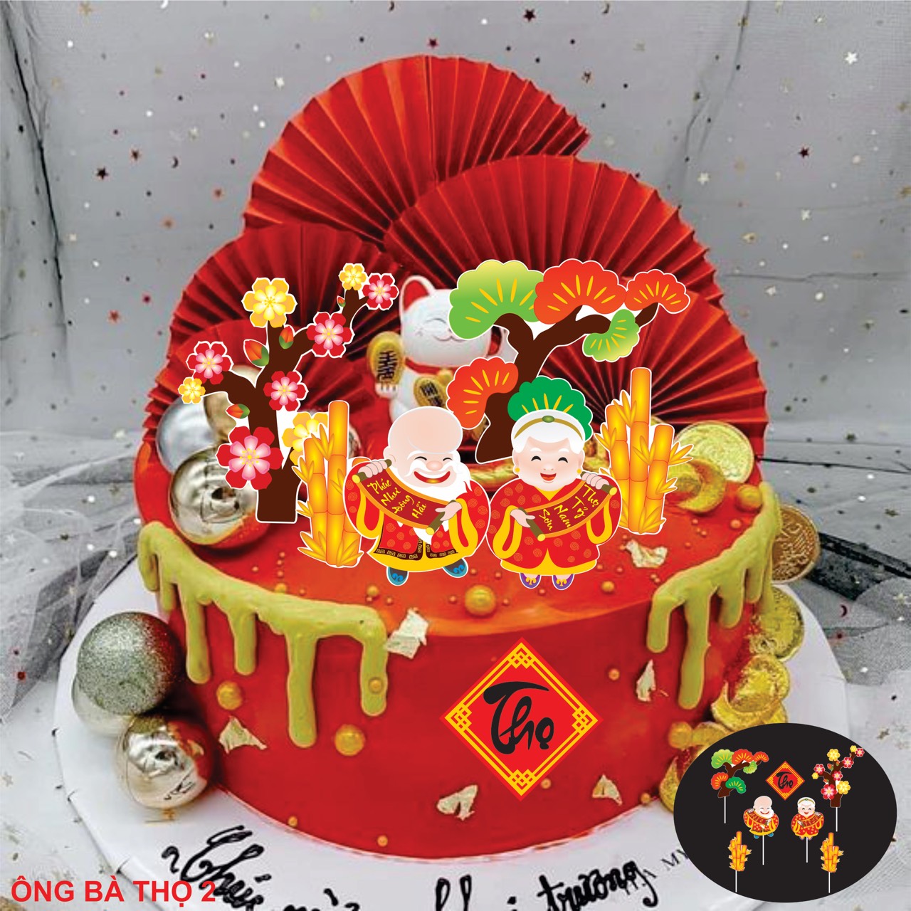 SET CẮM GIẤY ÔNG BÀ THỌ 2