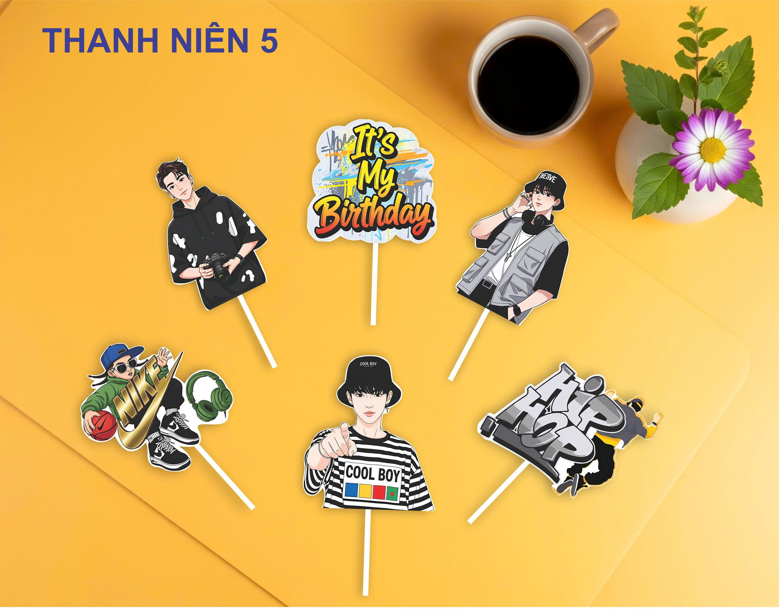 SET CẮM GIẤY THANH NIÊN 5