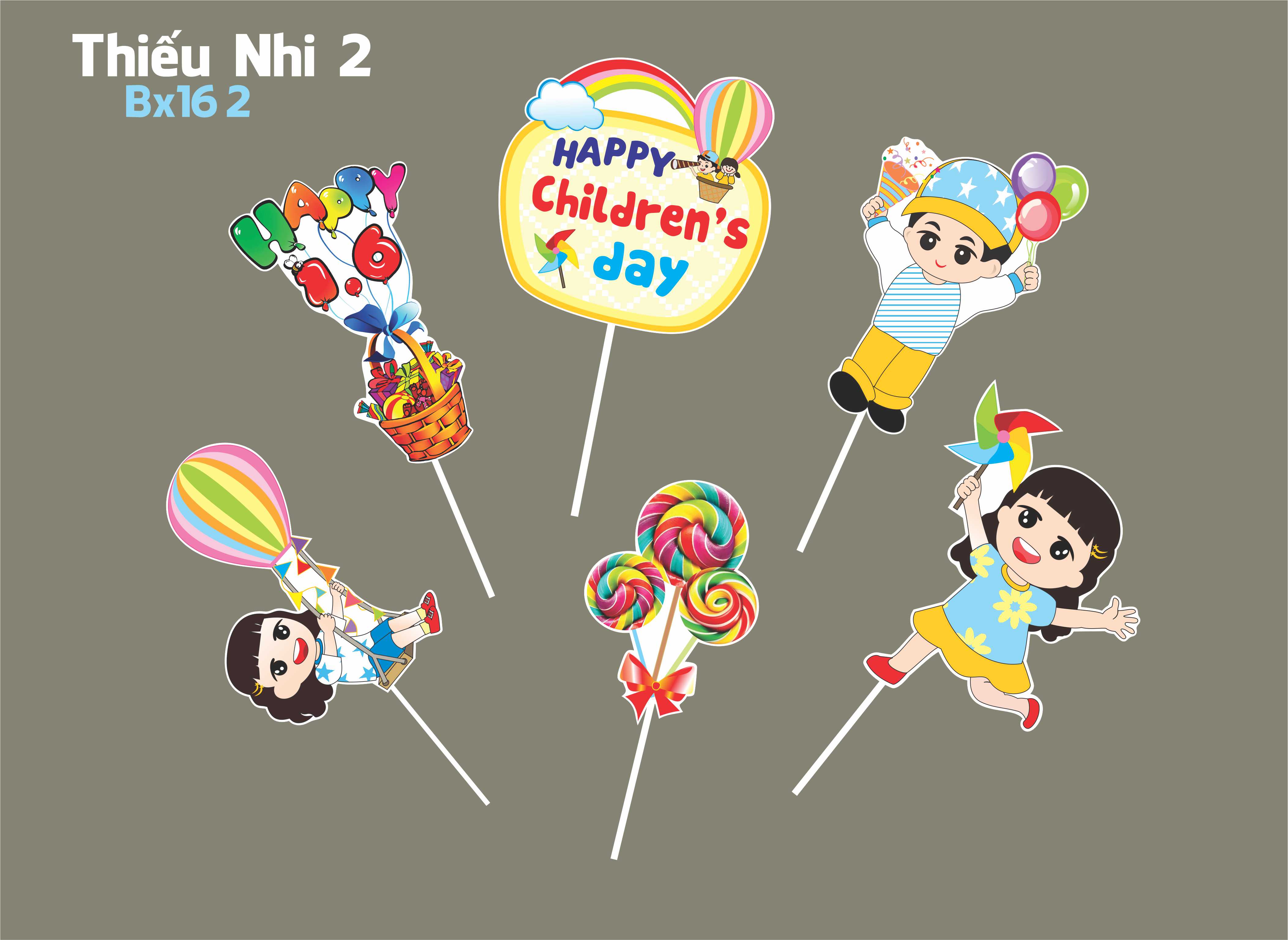 SET CẮM GIẤY THIẾU NHI 2