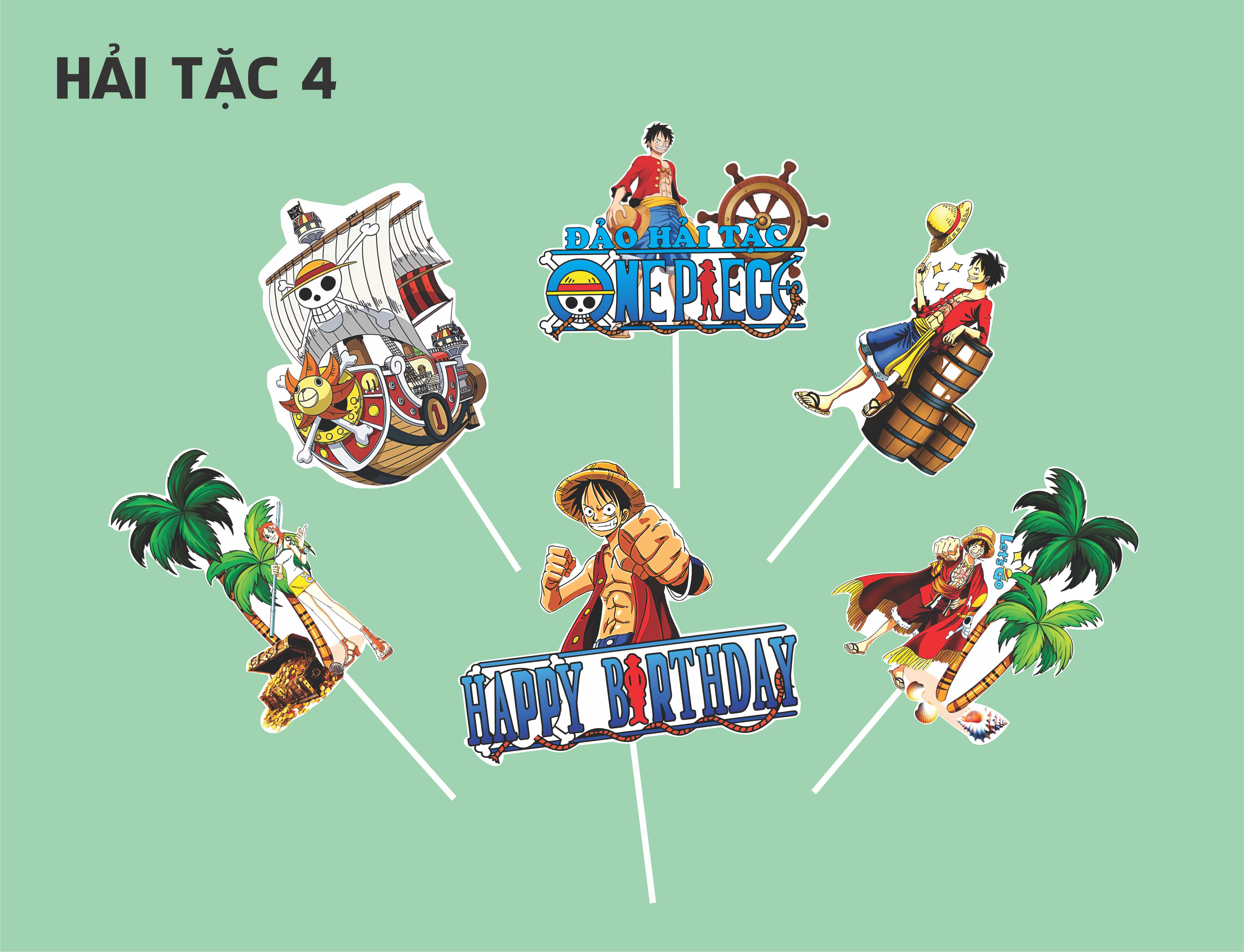 SET GIẤY HẢI TẶC 4