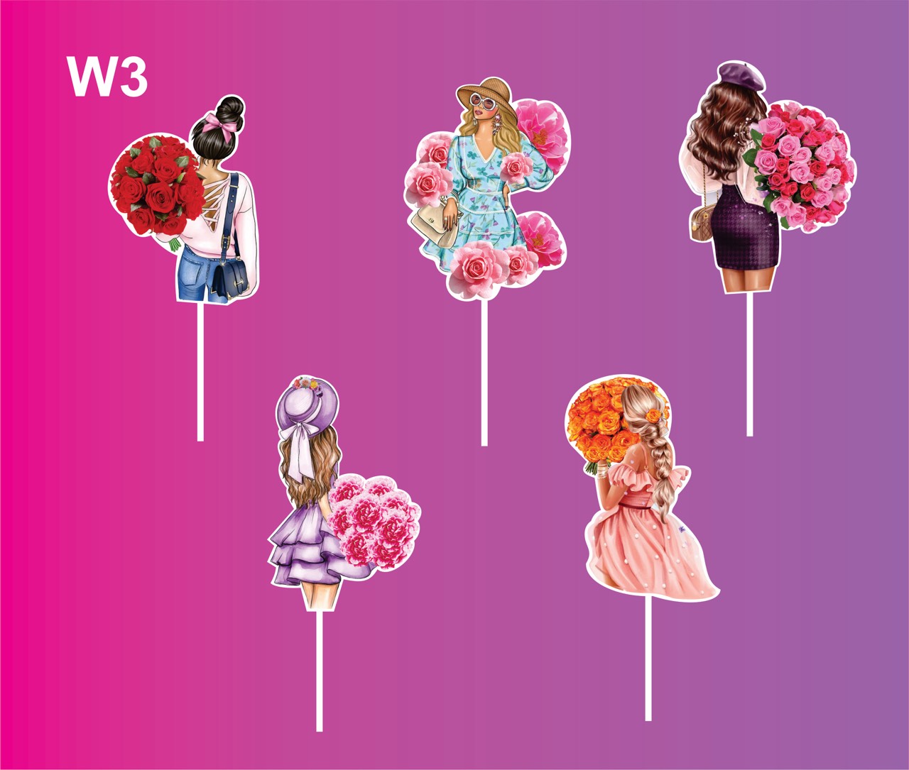 SET THẺ PHỤ NỮ W3