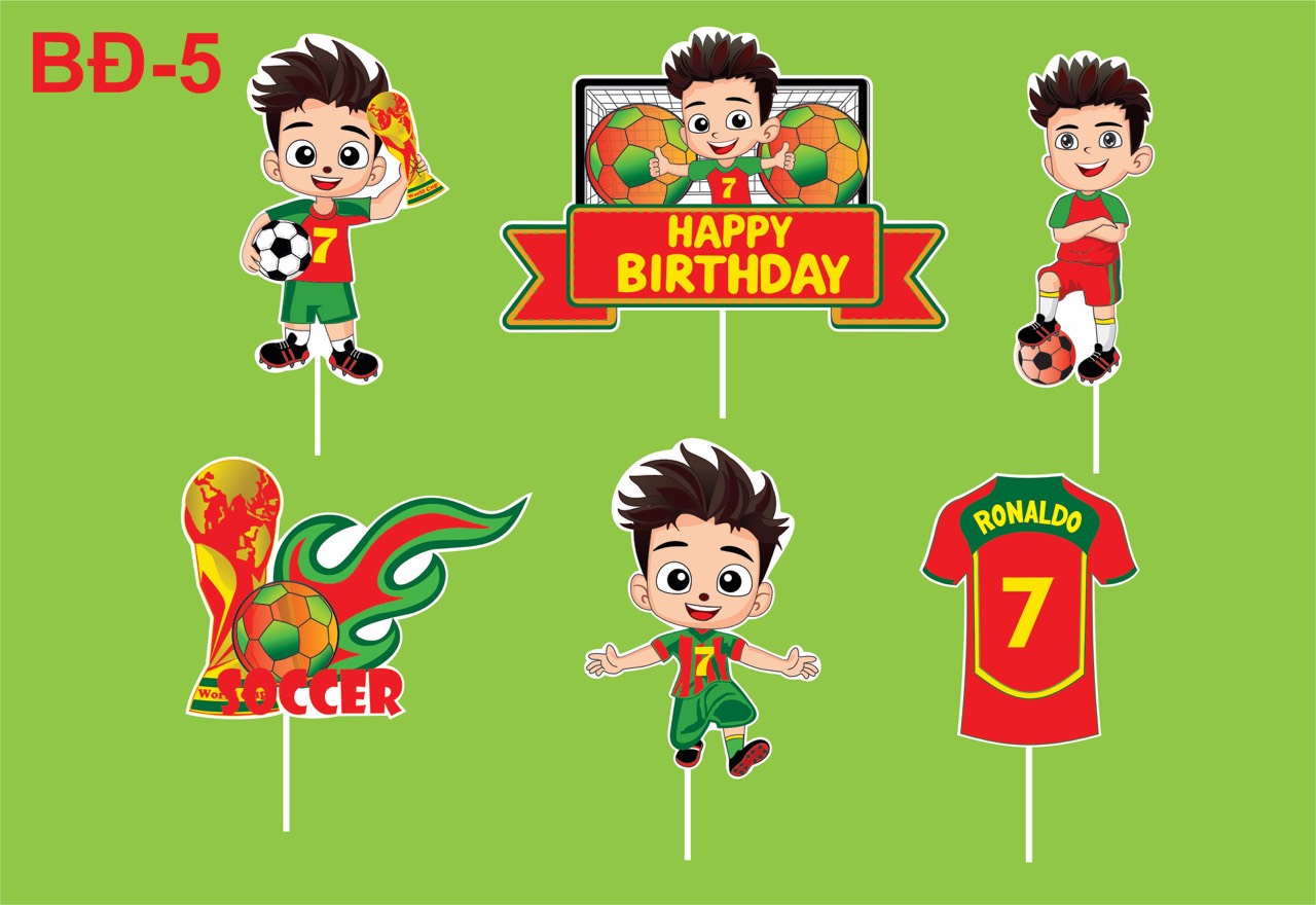 SET CẮM GIẤY BÓNG ĐÁ 5