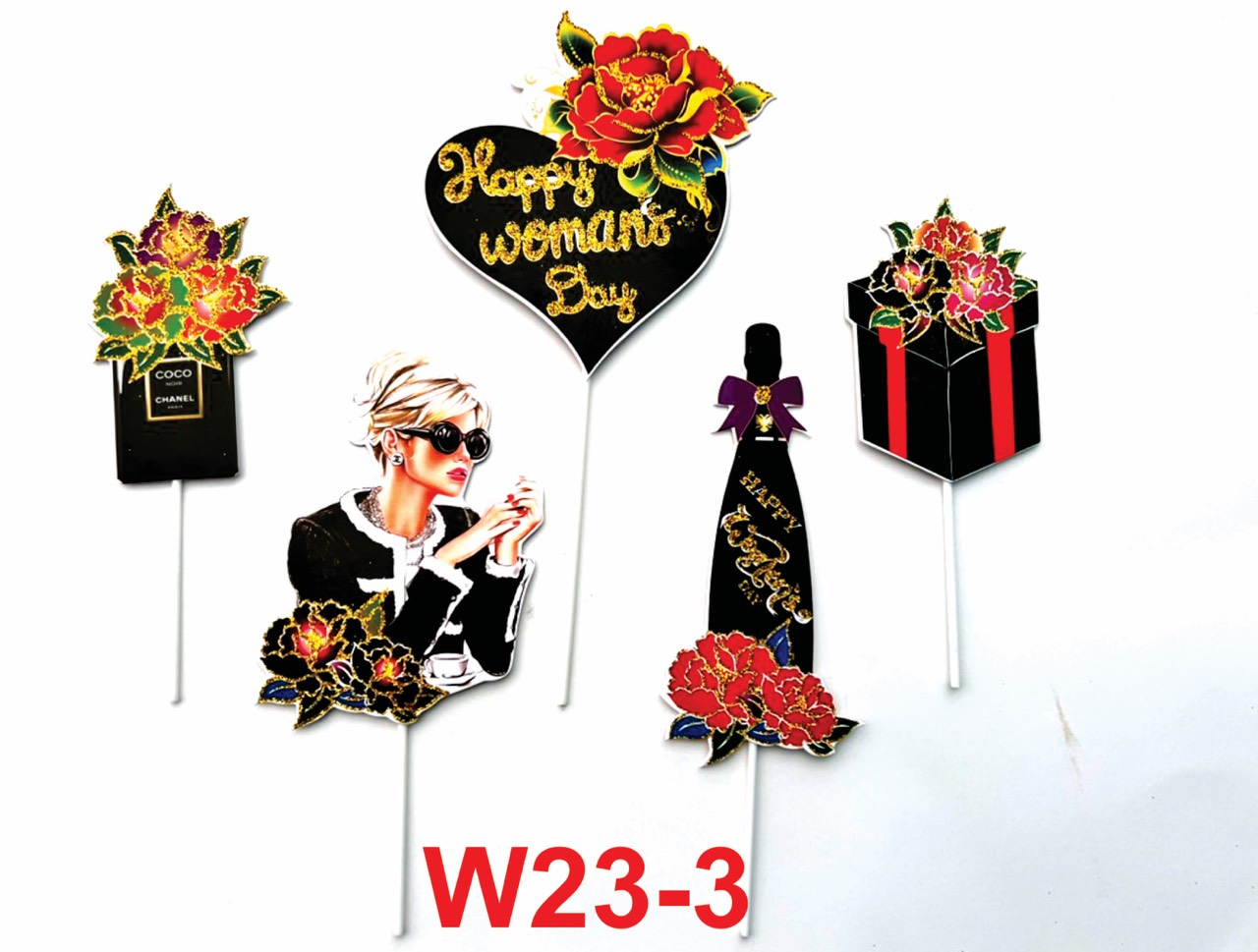 SET CẮM GIẤY PHỤ NỮ 8/3-W2