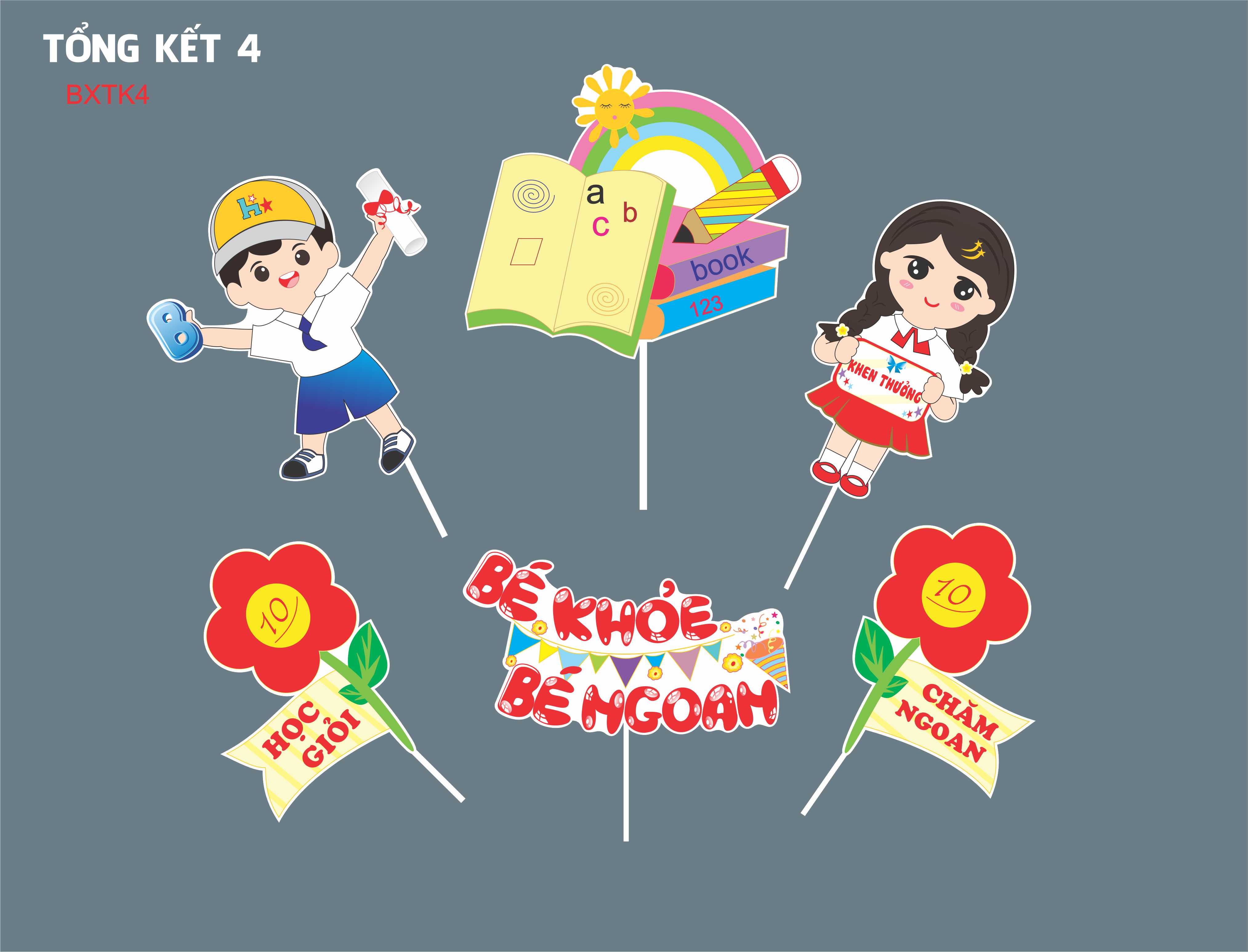 SET GIẤY TỔNG KẾT 244