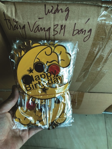 SET CẮM TRĂNG VÀNG , MÂY HAPPY