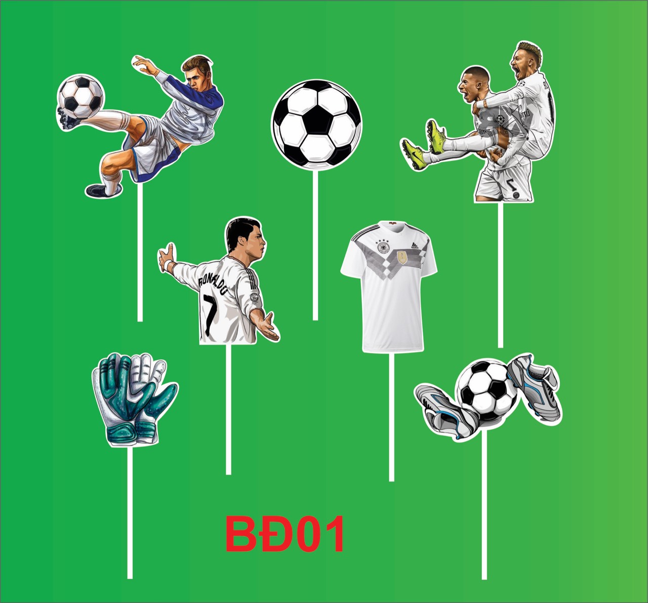 SET CẮM GIẤY BÓNG ĐÁ 1