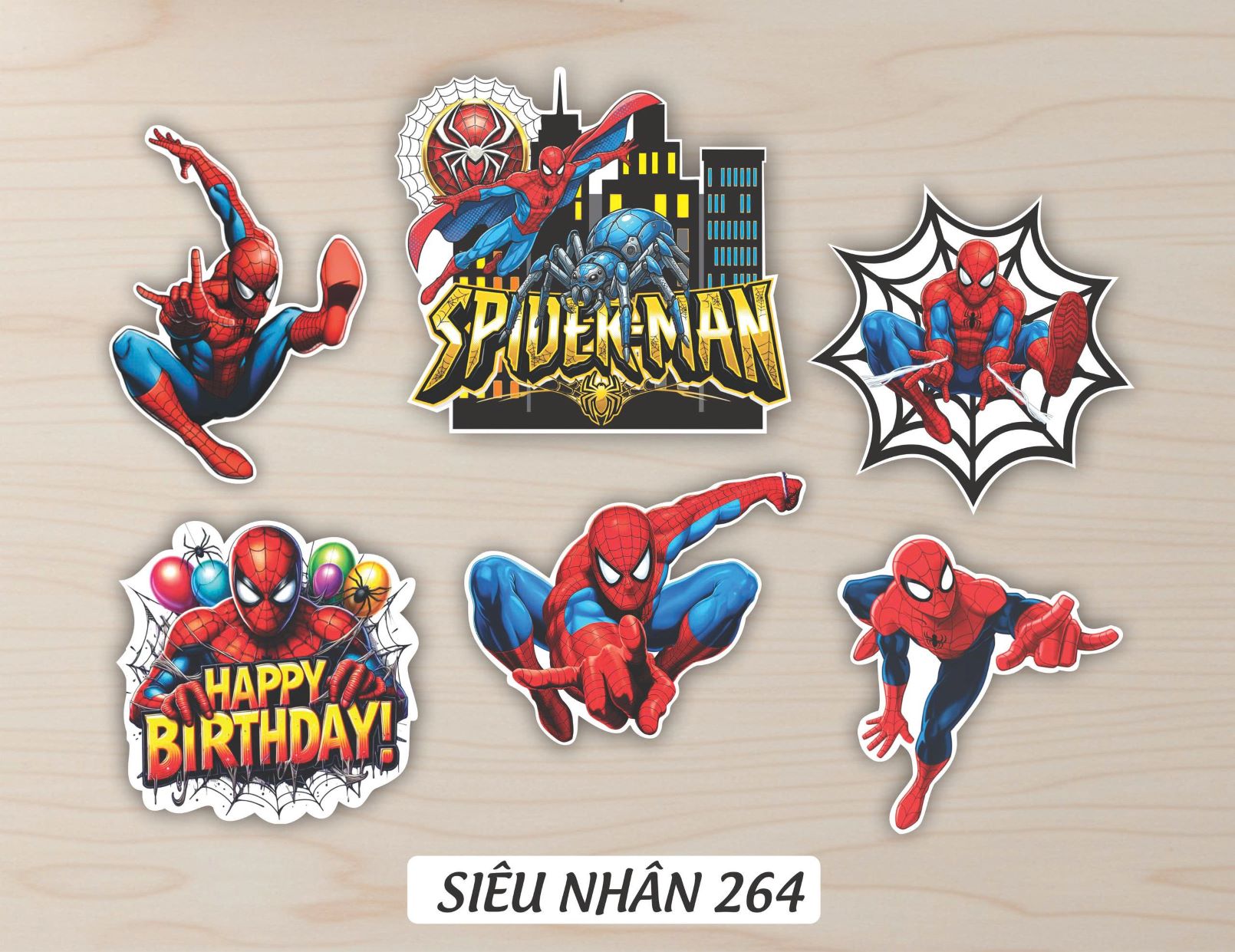SET CẮM GIẤY SIÊU NHÂN 264