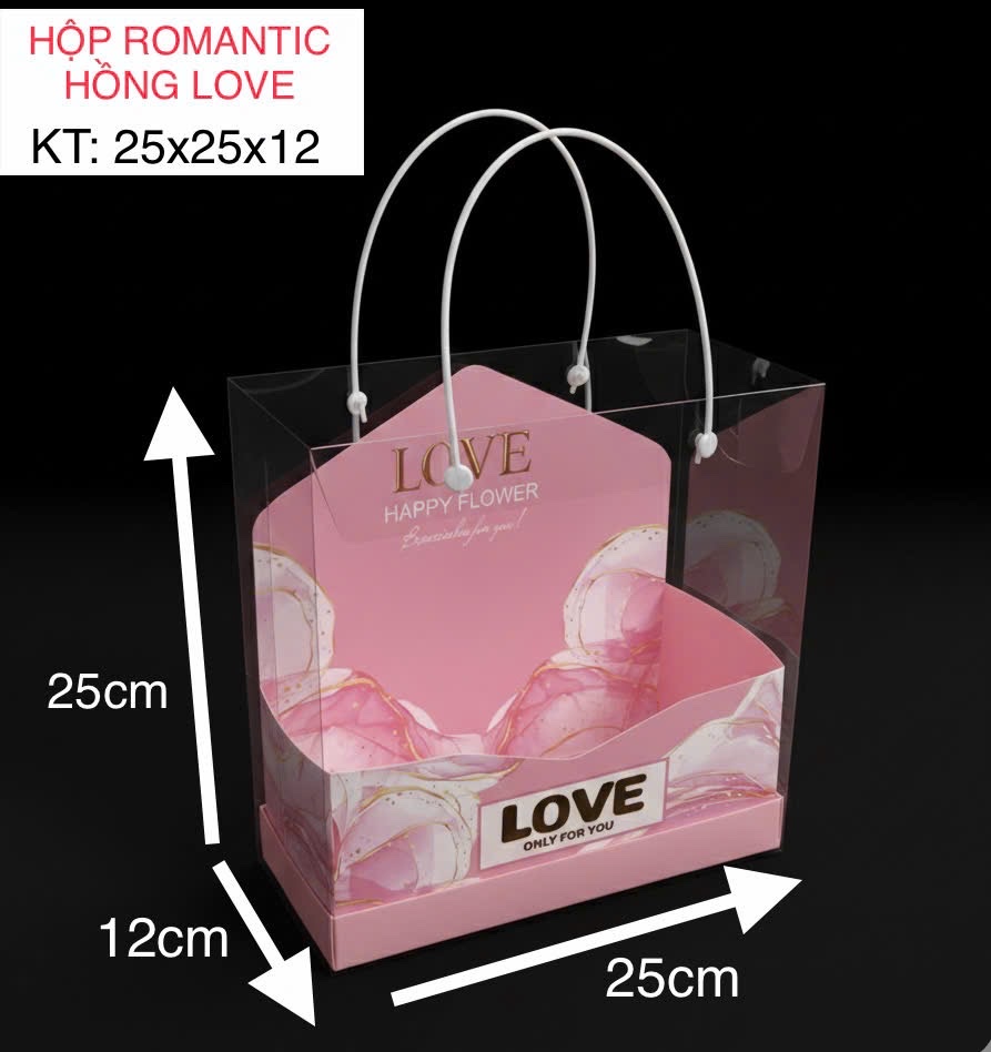Hộp Romatic Hồng Love