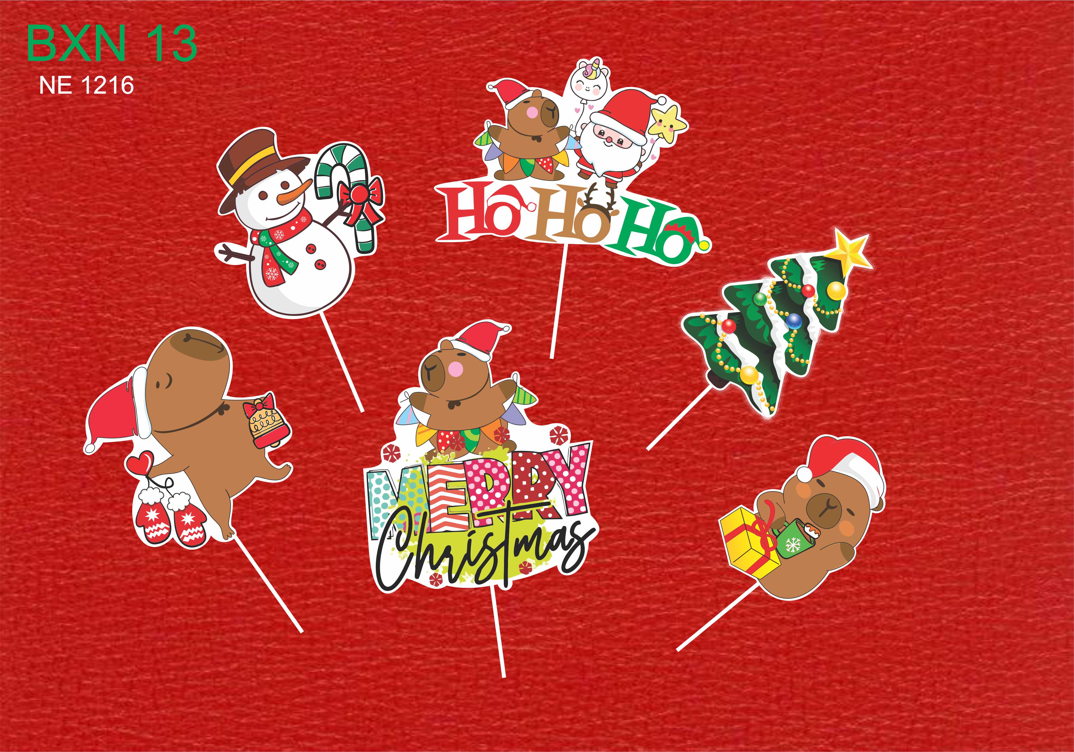 SET GIẤY NOEL 13