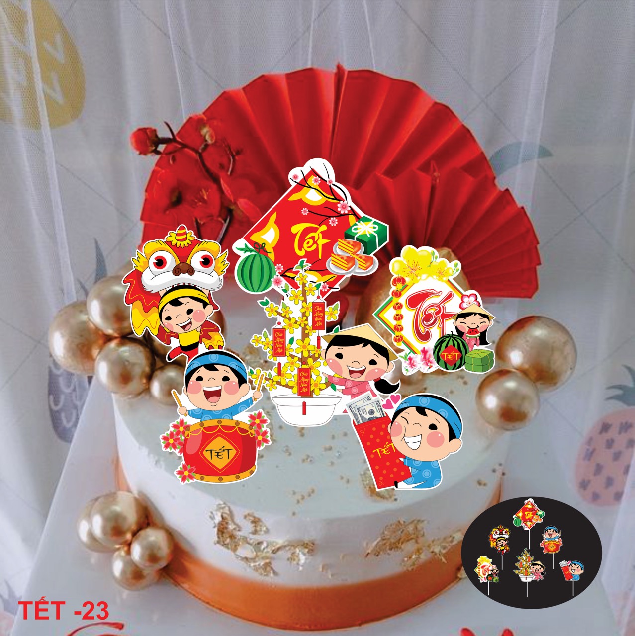 SET GIẤY TẾT 23