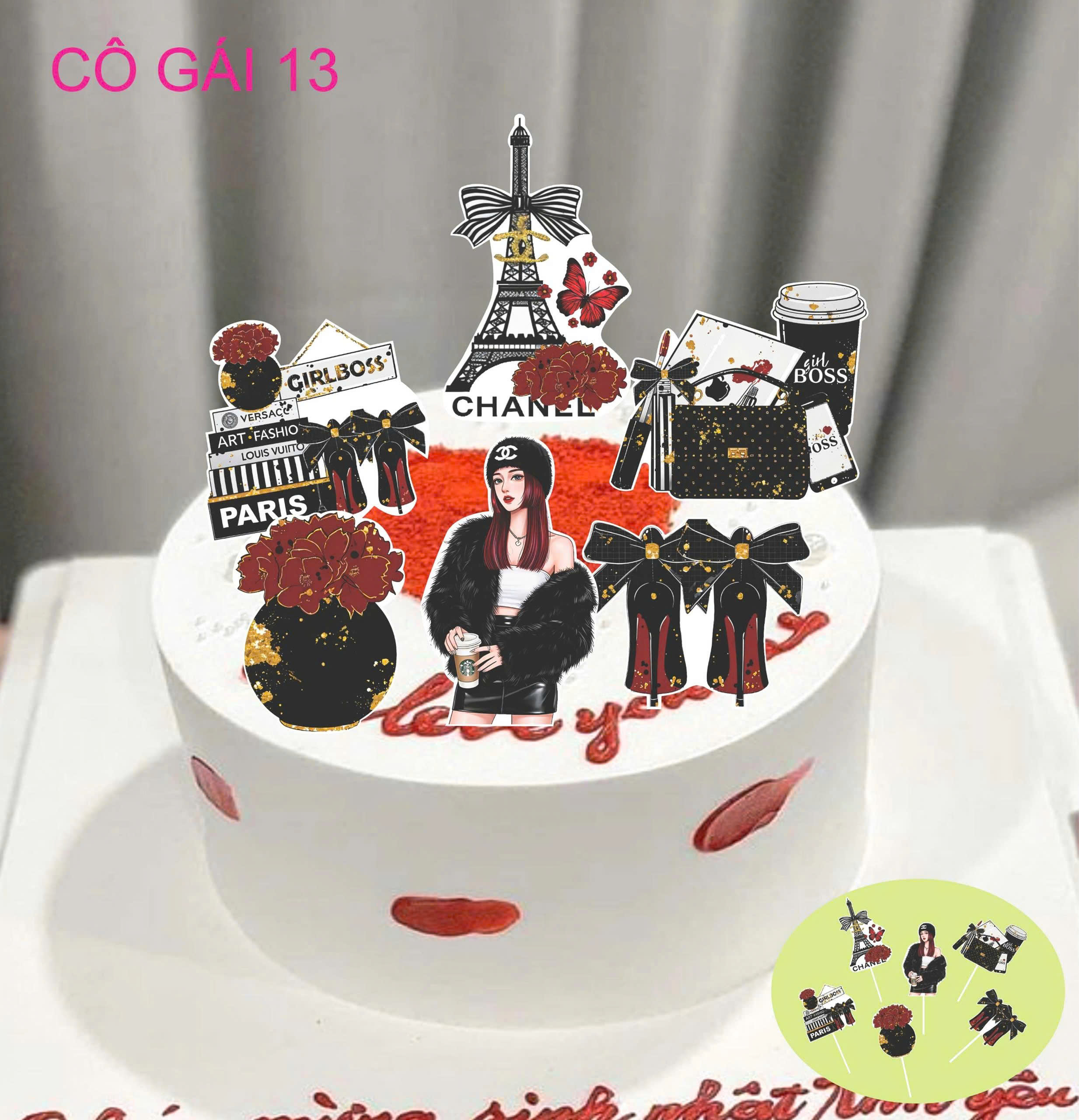 SET CẮM GIẤY CÔ GÁI 13