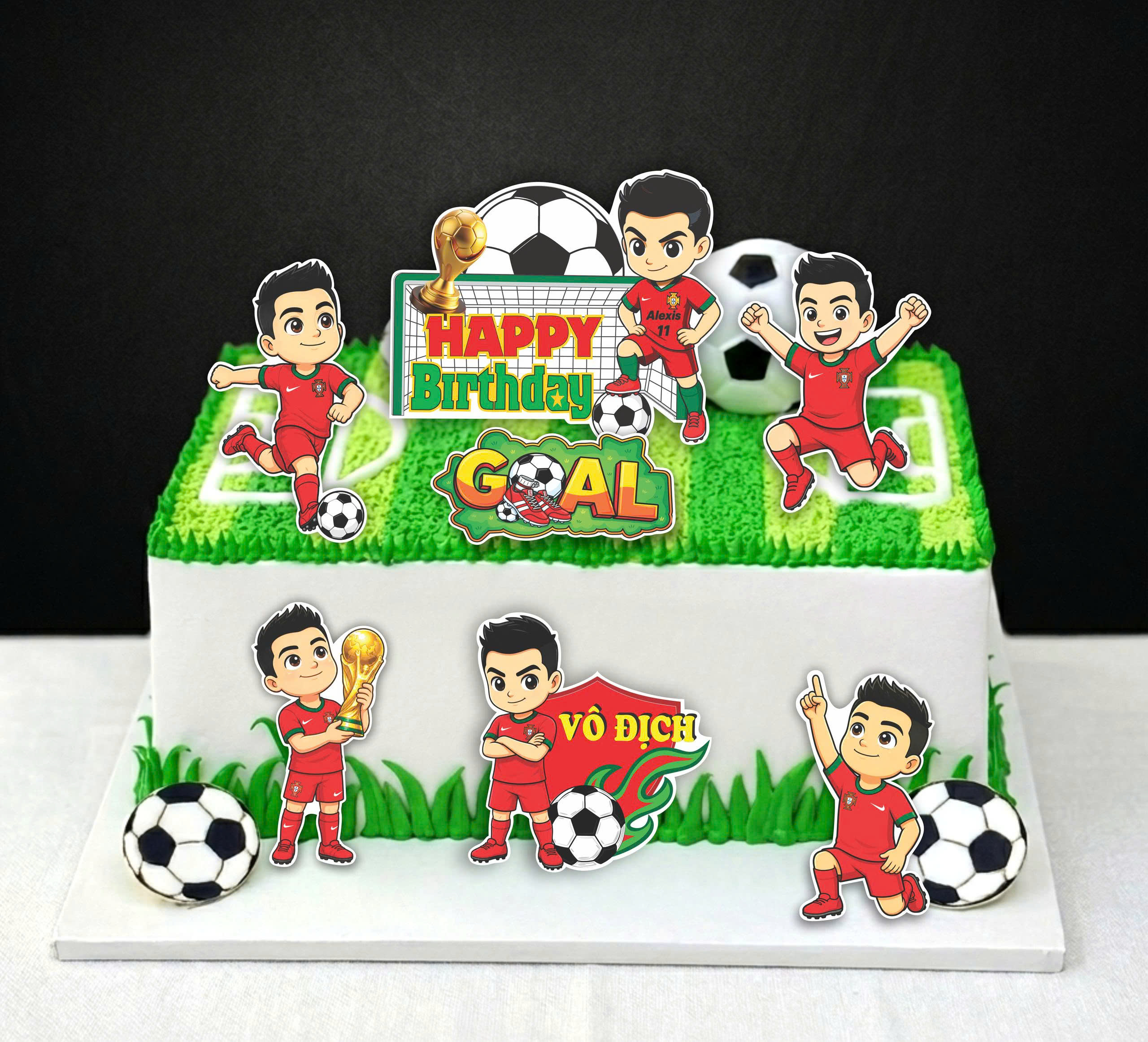 SET CẮM GIẤY BÓNG ĐÁ 268