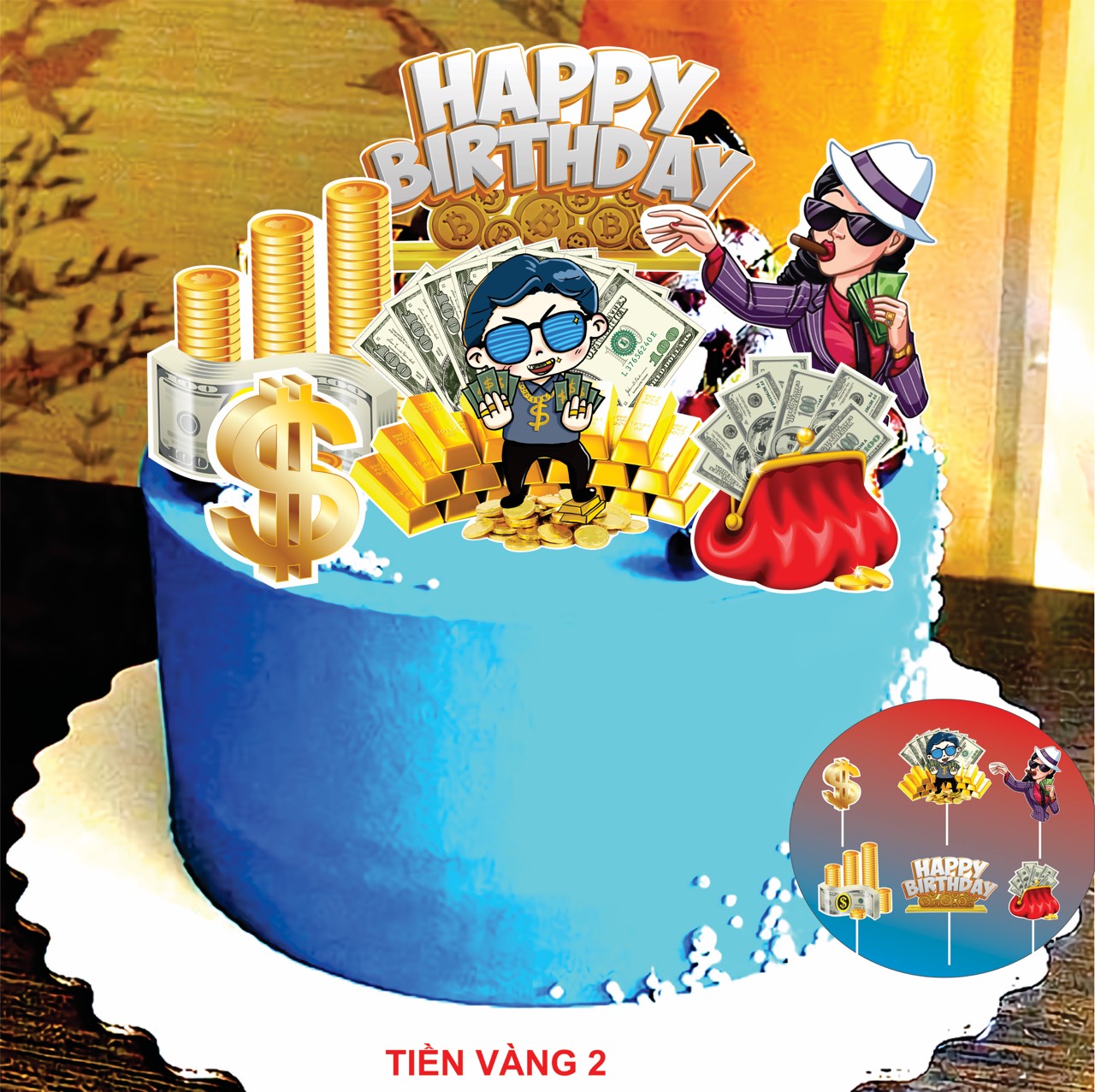 SET GIẤY TIỀN VÀNG 2