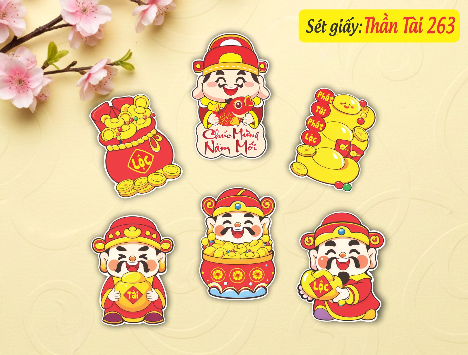 SET GIẤY THẦN TÀI 263