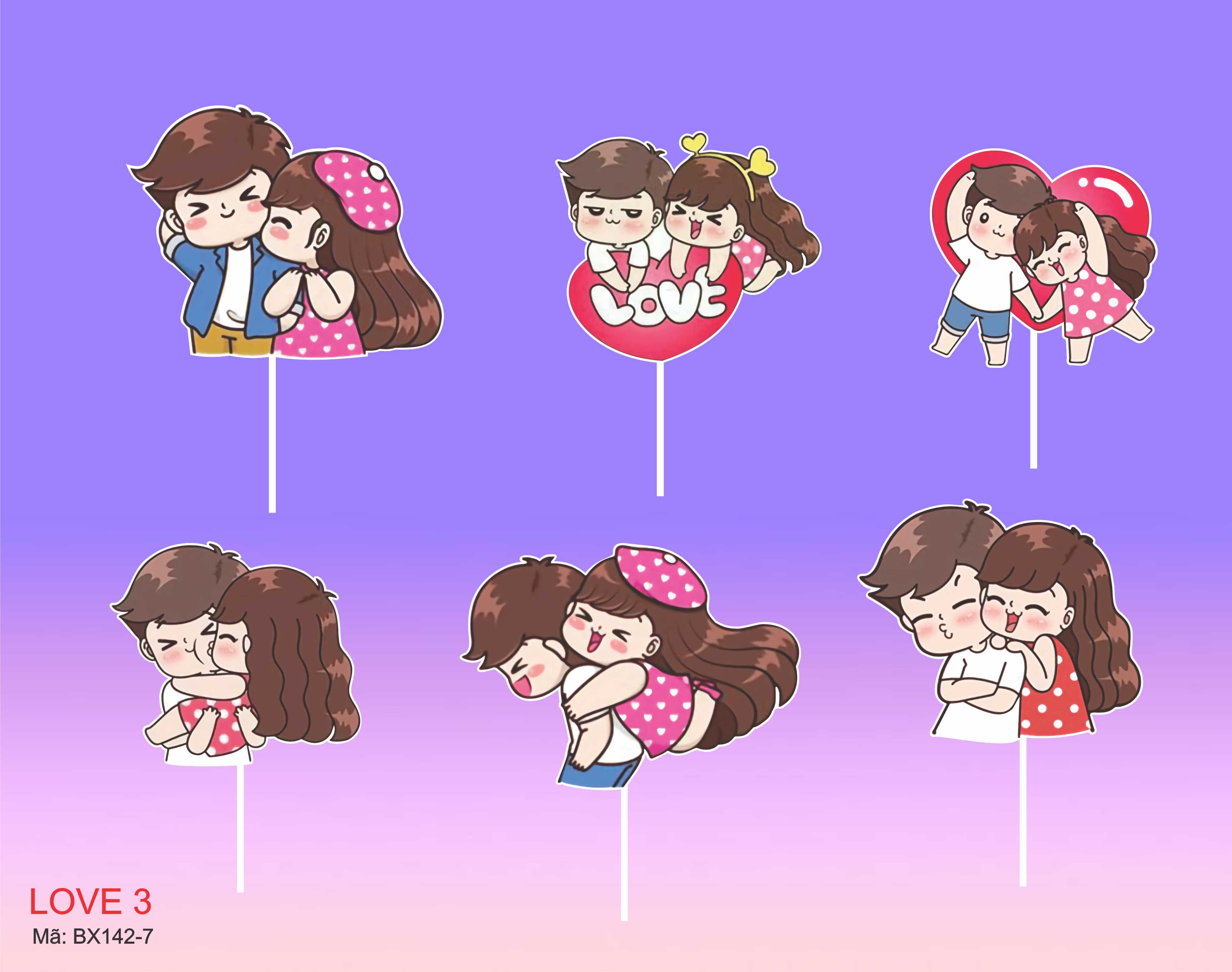 SET GIẤY LOVE 3