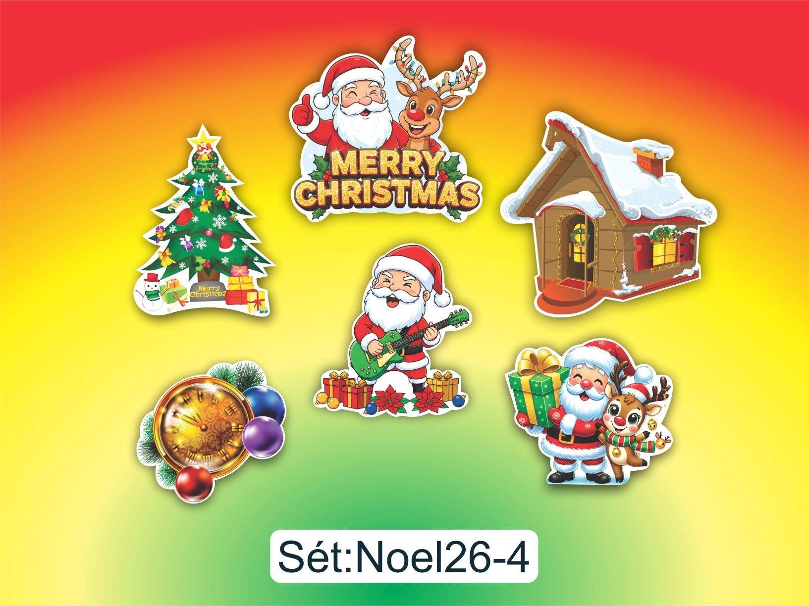SET GIẤY NOEL 264