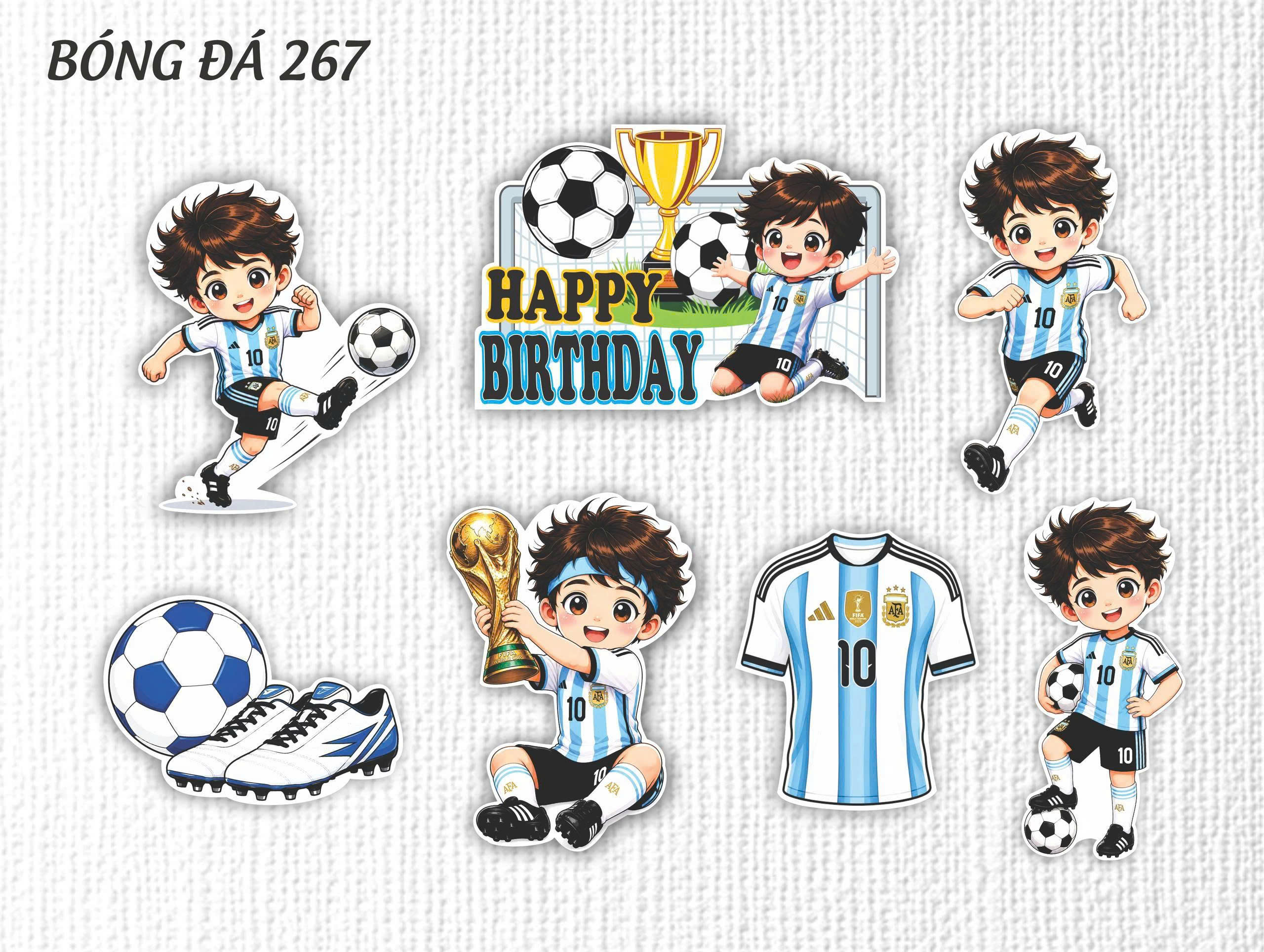 SET CẮM GIẤY BÓNG ĐÁ 267
