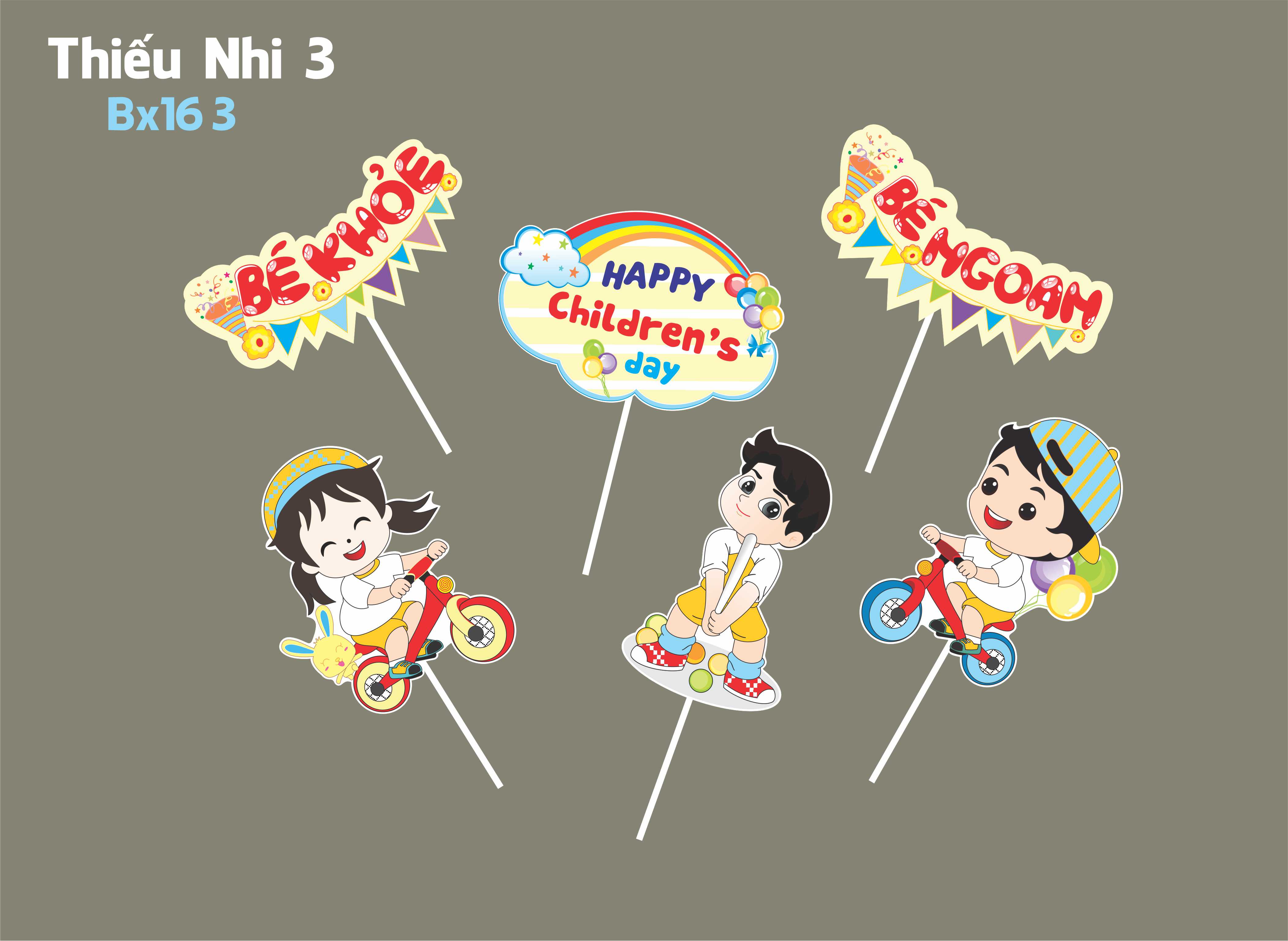 SET CẮM GIẤY THIẾU NHI 3